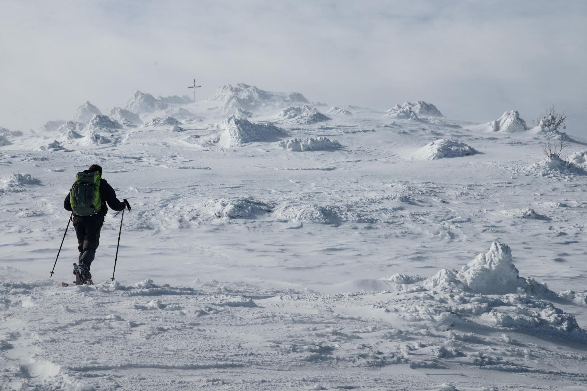 Nikon D800 sample photo. Cold and windy day in ragola summit photography