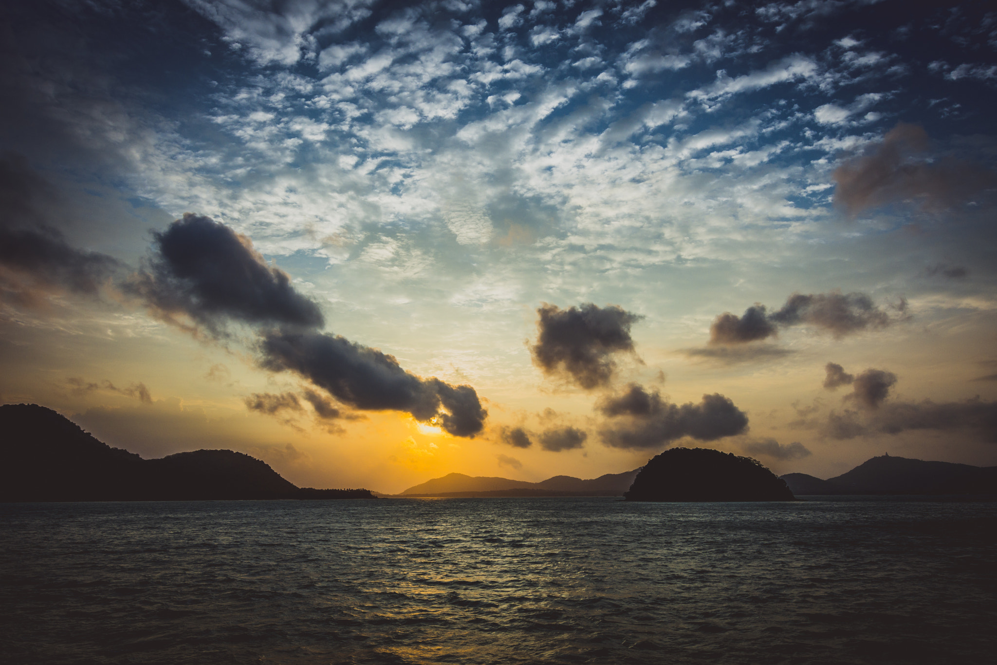 Nikon D7200 + Sigma 10-20mm F3.5 EX DC HSM sample photo. Sunset in phuket photography