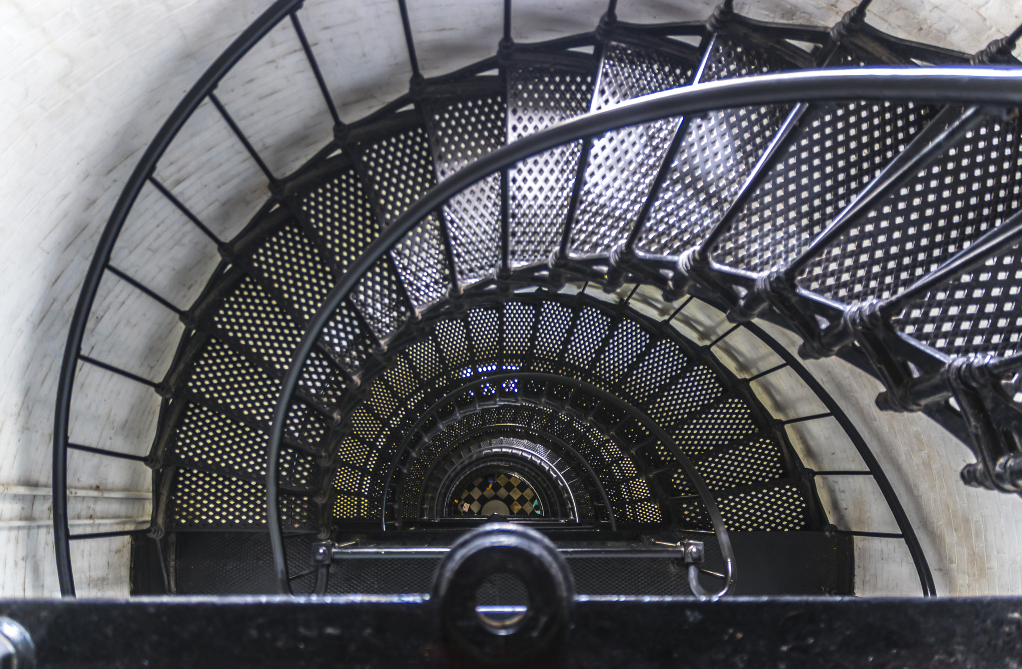 Pentax K-3 sample photo. St. augustine lighthouse,  looking down photography