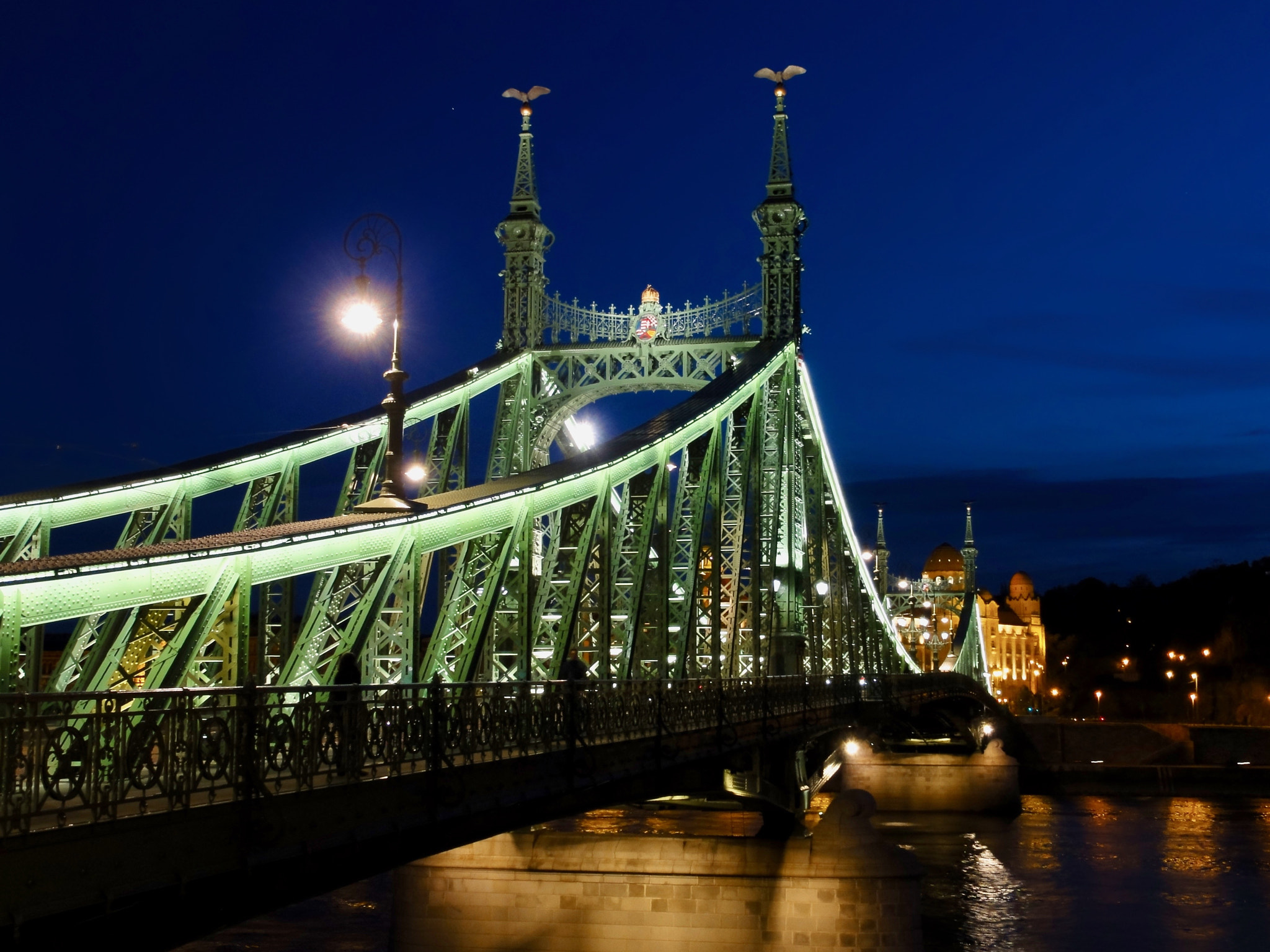 Sony DSC-HX5V sample photo. Liberty bridge, budapest photography