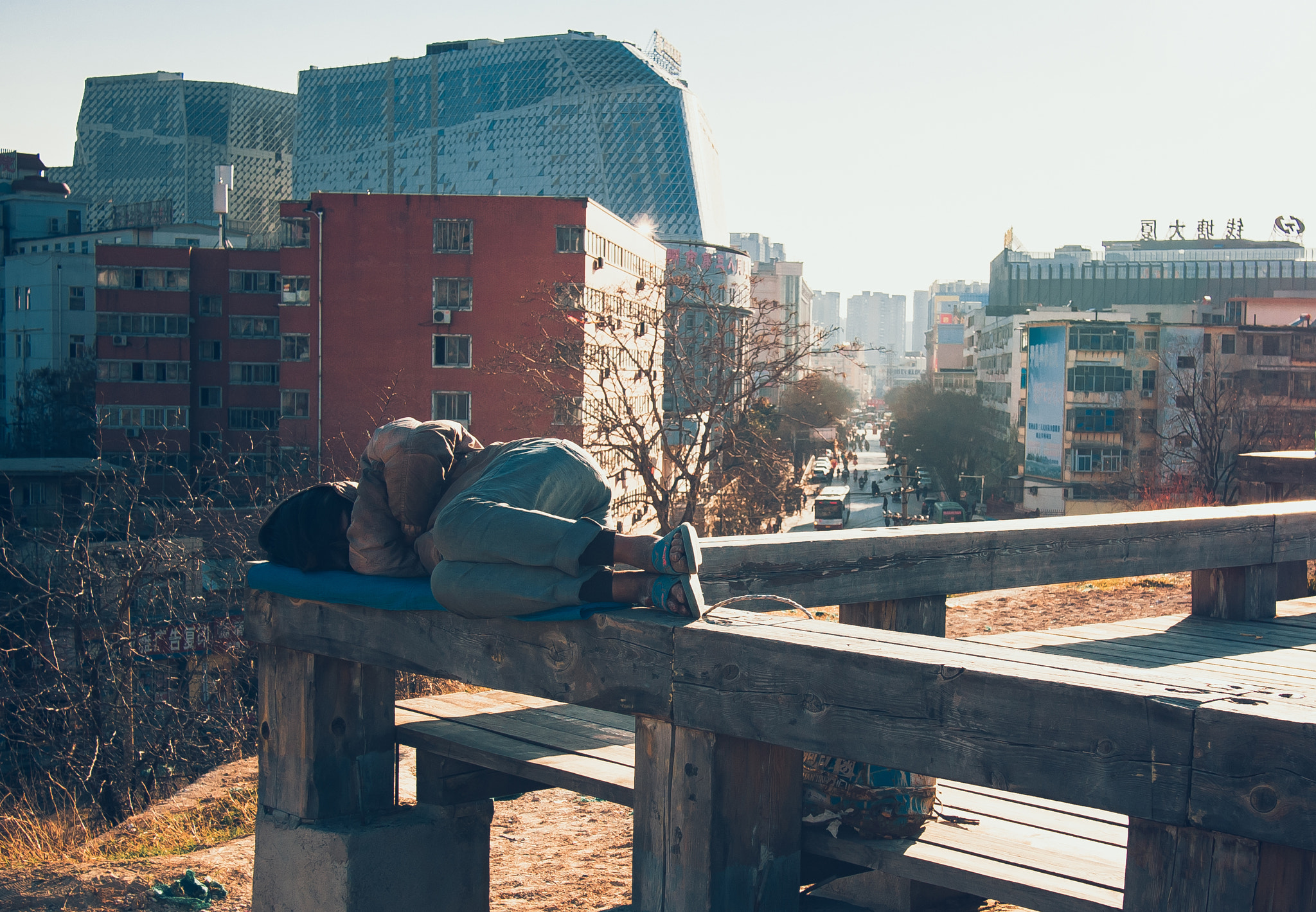 Panasonic Lumix G 20mm F1.7 ASPH sample photo. Tramp photography