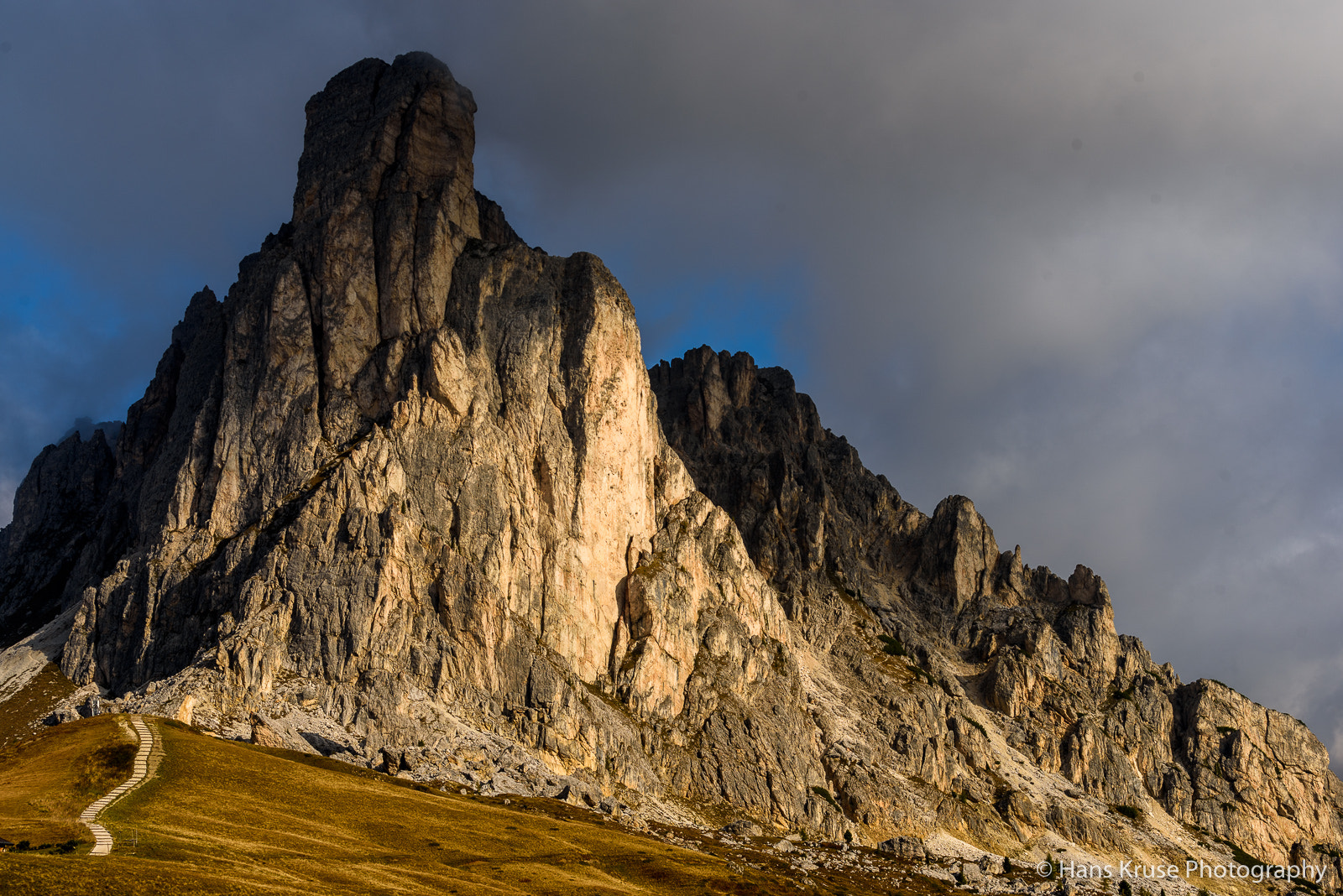 Nikon D810 sample photo. Morning at passo giau photography