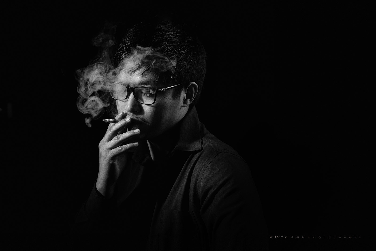 Nikon D3X sample photo. Smoking photography