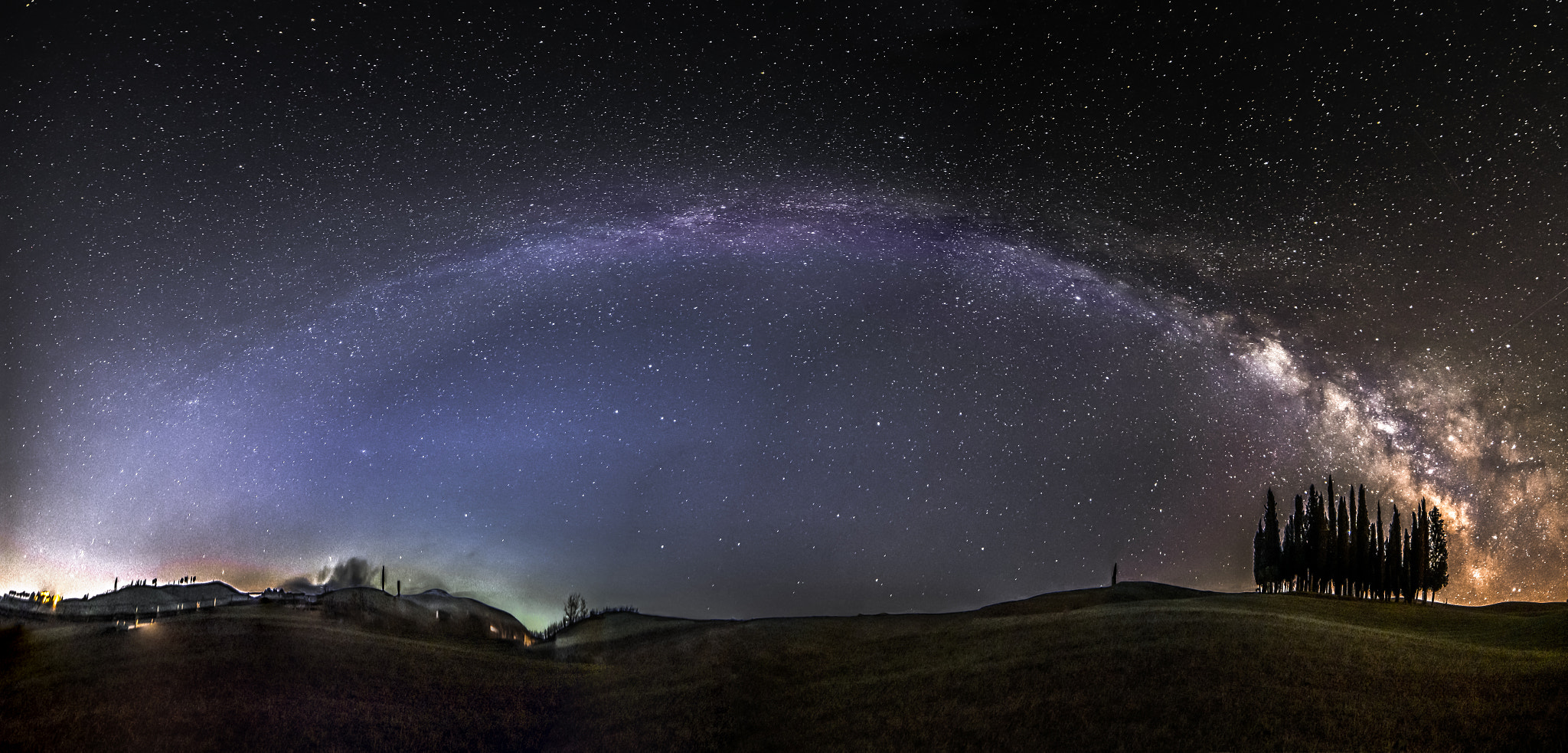 Samyang 14mm F2.8 ED AS IF UMC sample photo. Milky way in tuscany.. photography