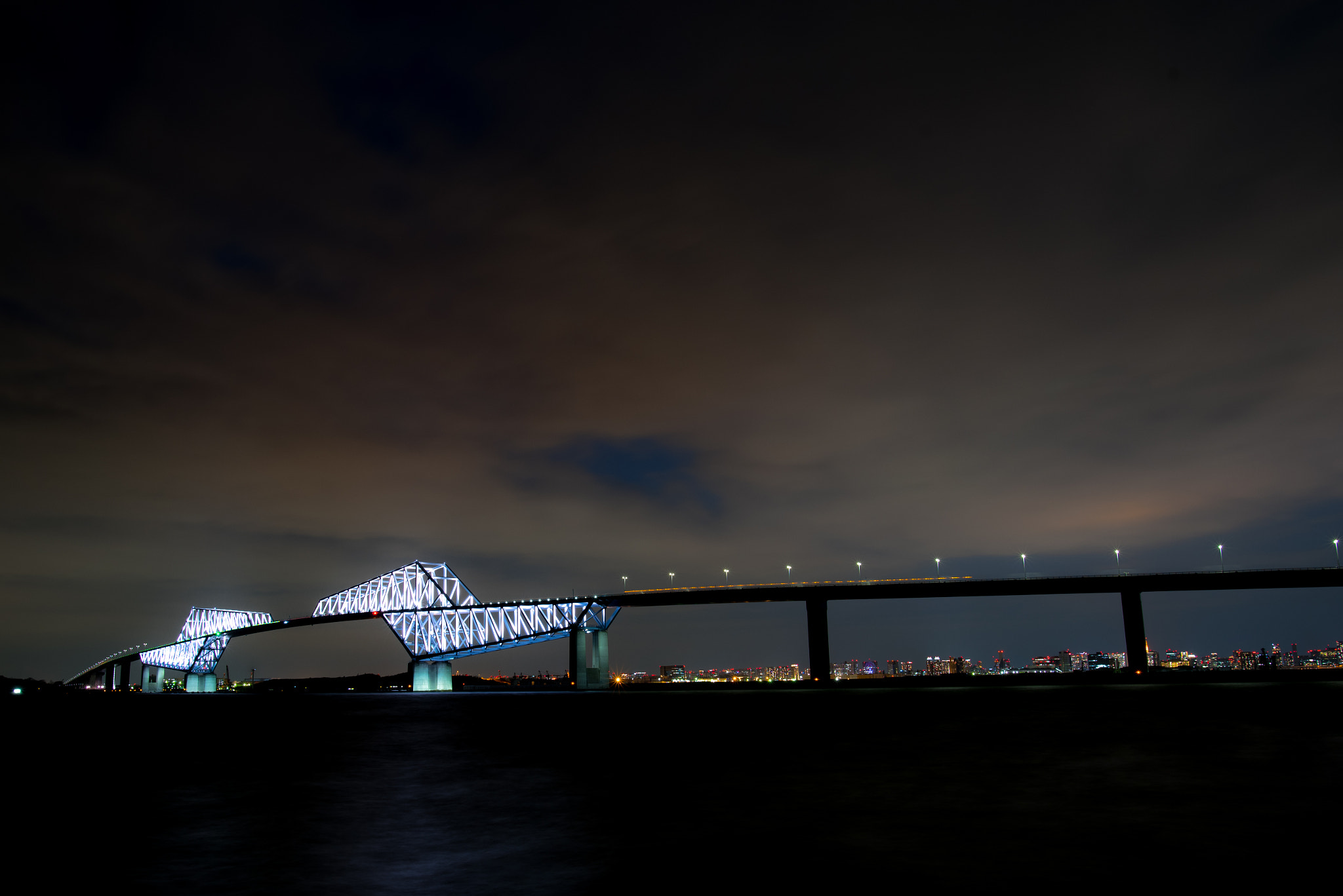 Nikon D750 + Nikon AF-S Nikkor 20mm F1.8G ED sample photo. Tokyo gate bridge photography