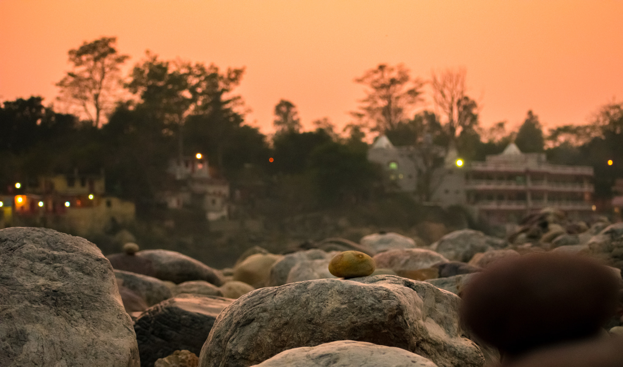 Nikon D3400 sample photo. Sunset in rishikesh photography