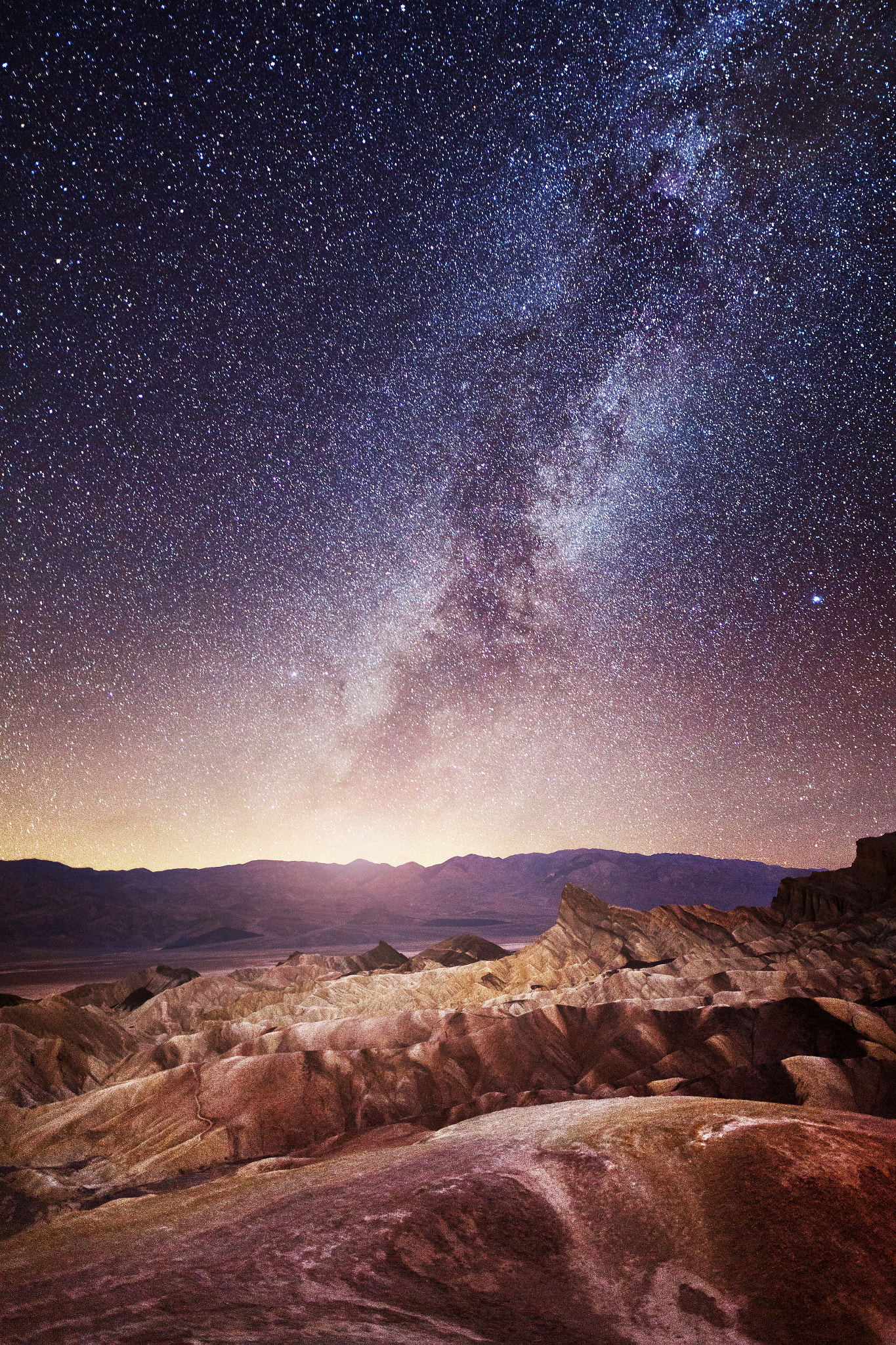 Sigma 20mm F1.4 DG HSM Art sample photo. Zabriskie point, milky way photography