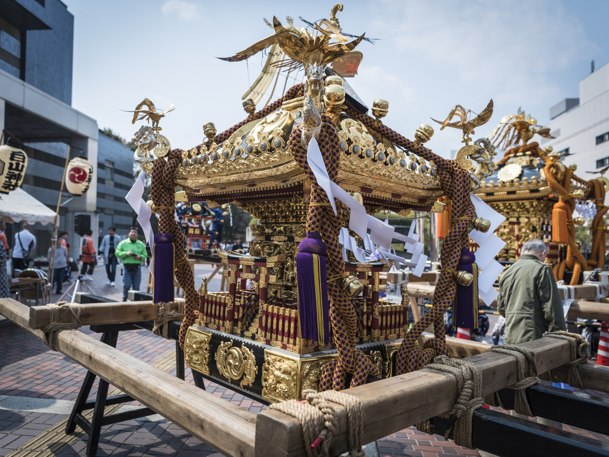 Nikon D810 sample photo. Portable shrine - mikoshi photography