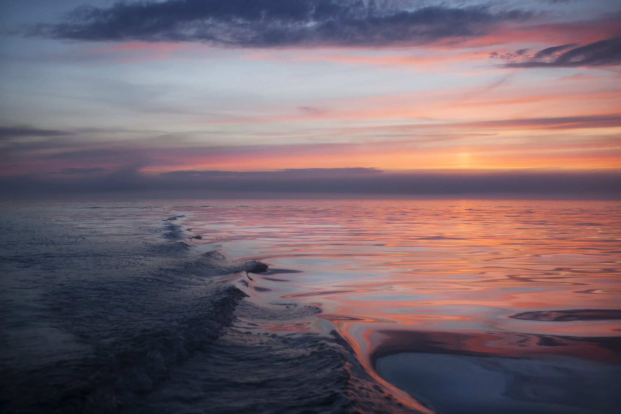 Canon EF 28-70mm f/3.5-4.5 sample photo. Sunset on the water photography
