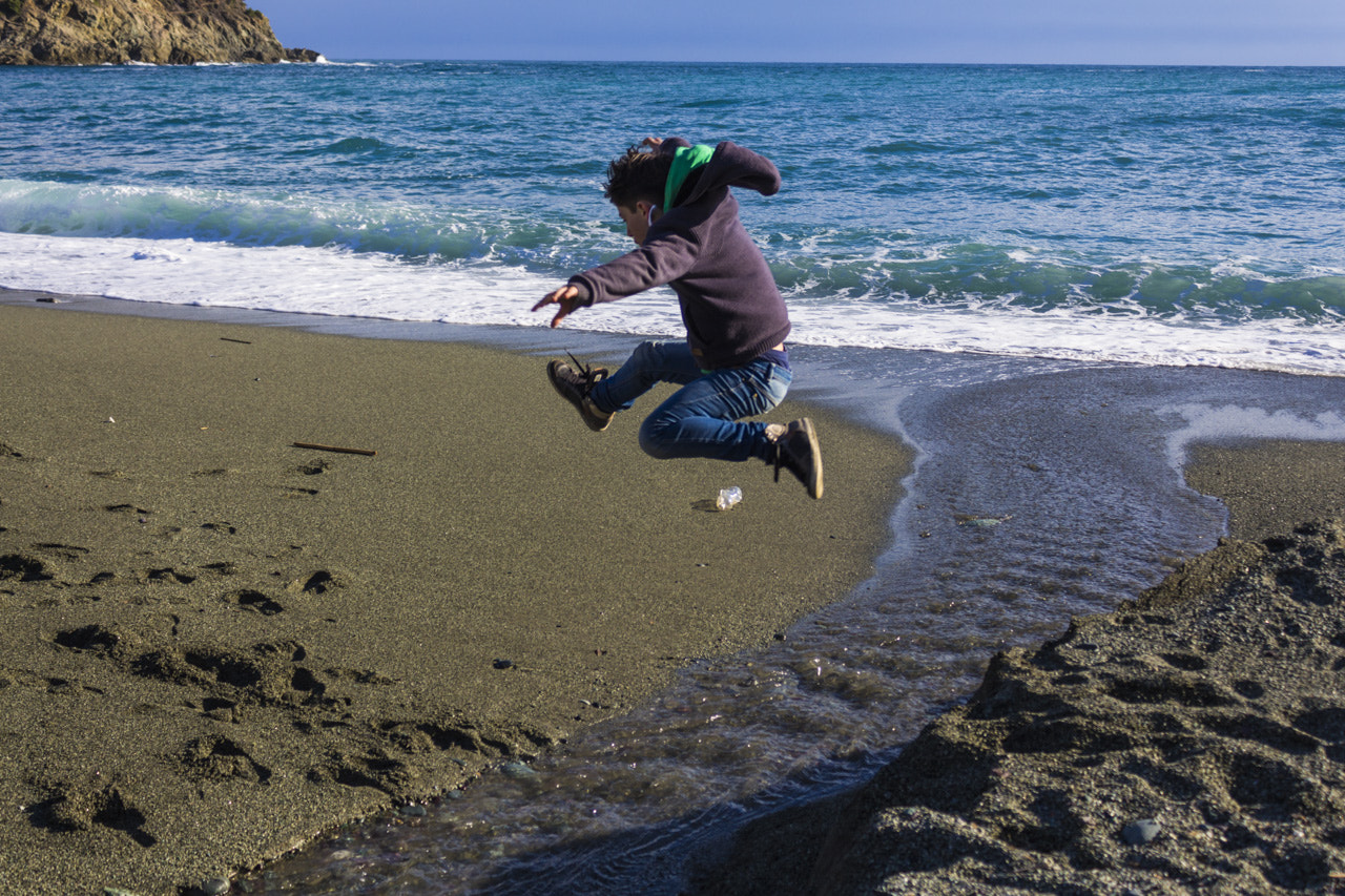 Canon EF-S 18-55mm F3.5-5.6 IS sample photo. Salto in lungo bonassola italia photography
