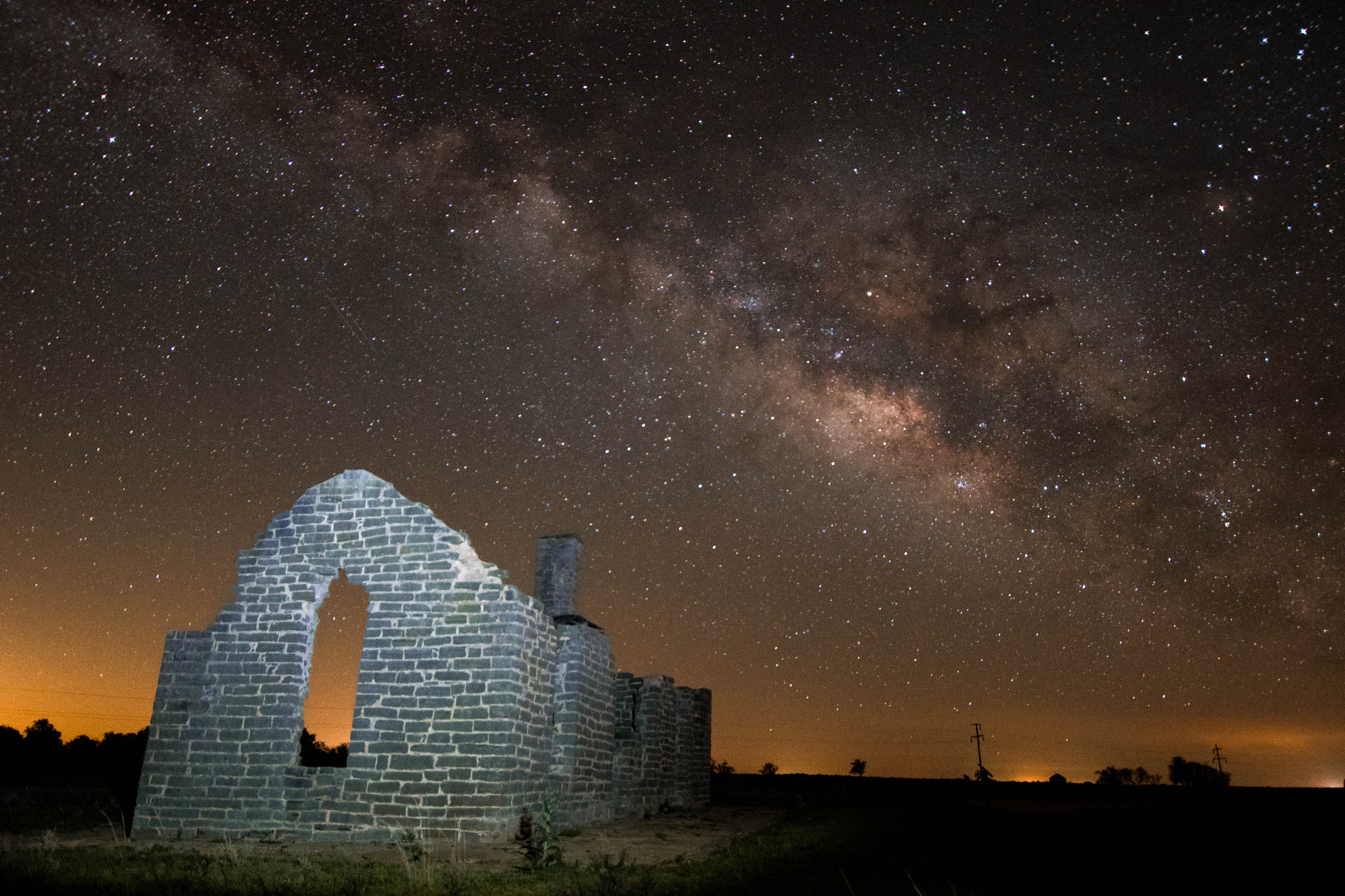 Nikon D500 sample photo. Fort griffin under the stars photography