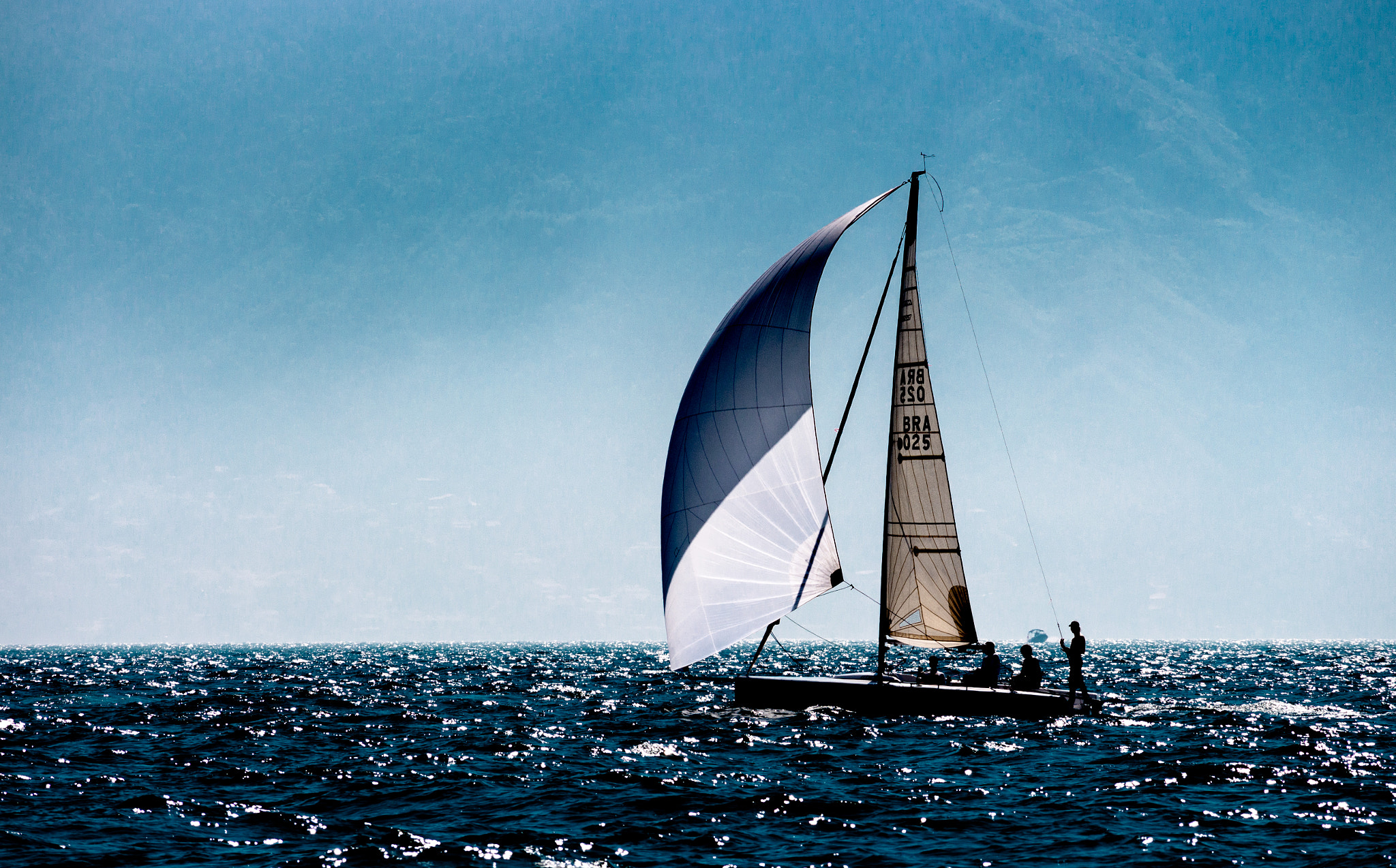 Canon EF-S 55-250mm F4-5.6 IS STM sample photo. Sailboat photography