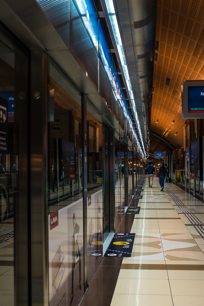 Sigma 50mm F1.4 EX DG HSM sample photo. Dubai metro station photography