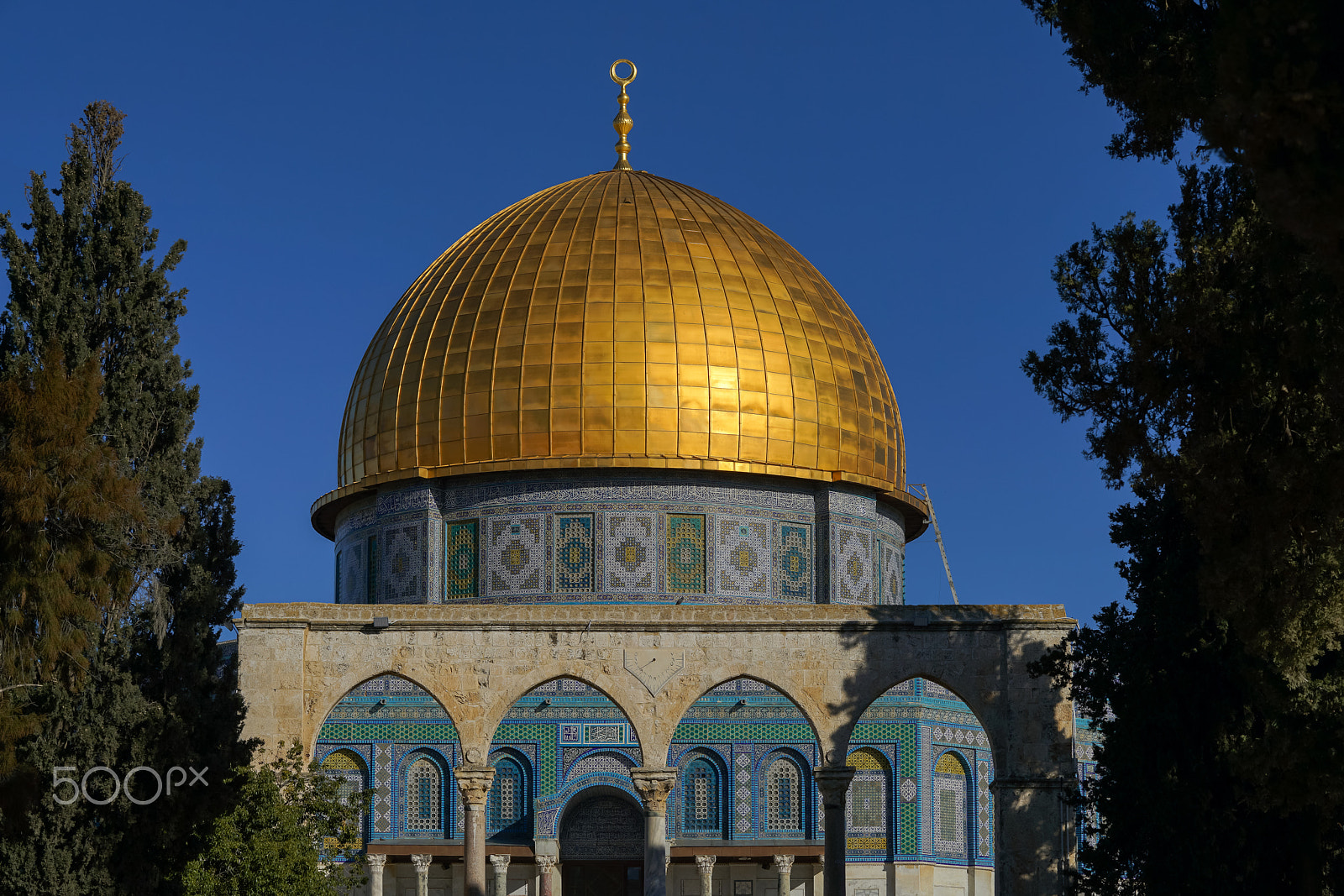 Sony FE 85mm F1.4 GM sample photo. Dome of the rock in jerusalem, israel photography