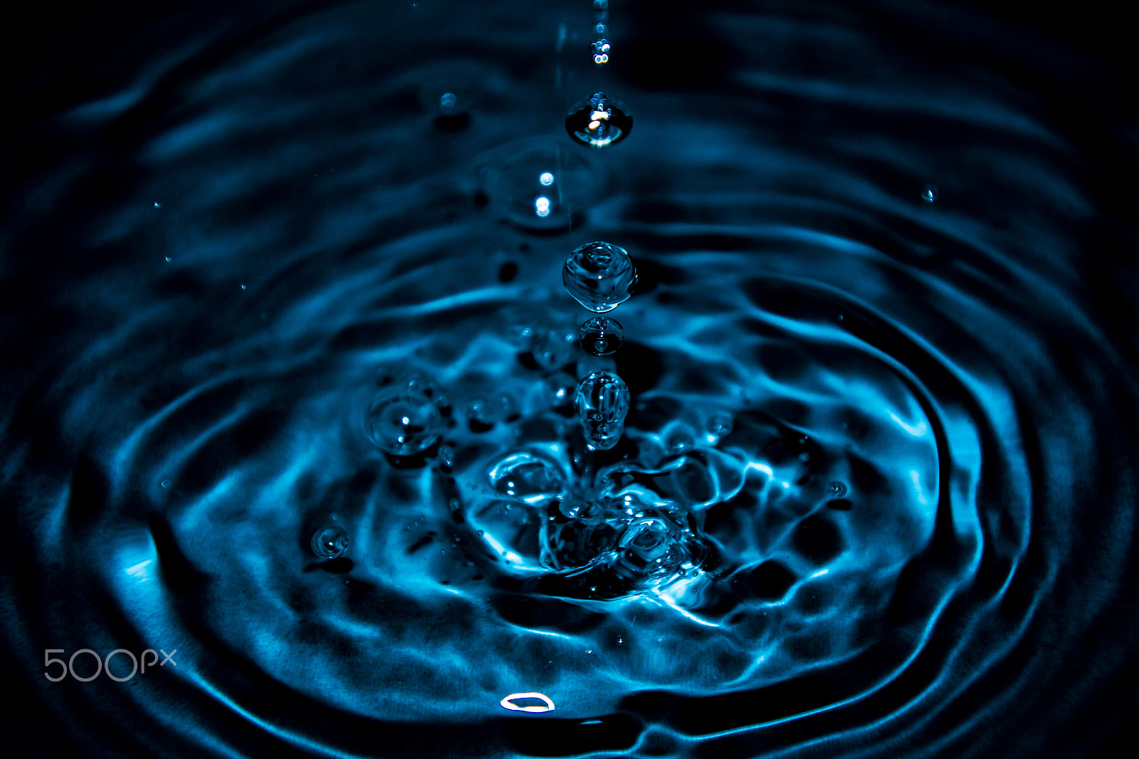 Nikon 1 J5 sample photo. Water drops photography