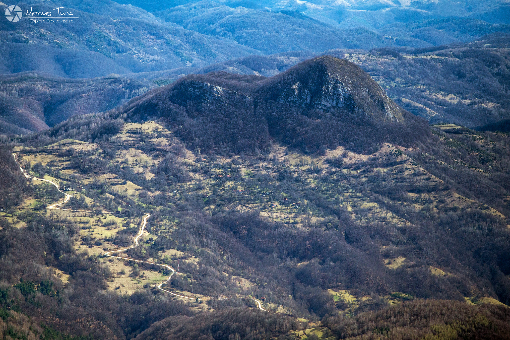 Canon EF 70-200mm F2.8L USM sample photo. View from the top of gaina mountain photography