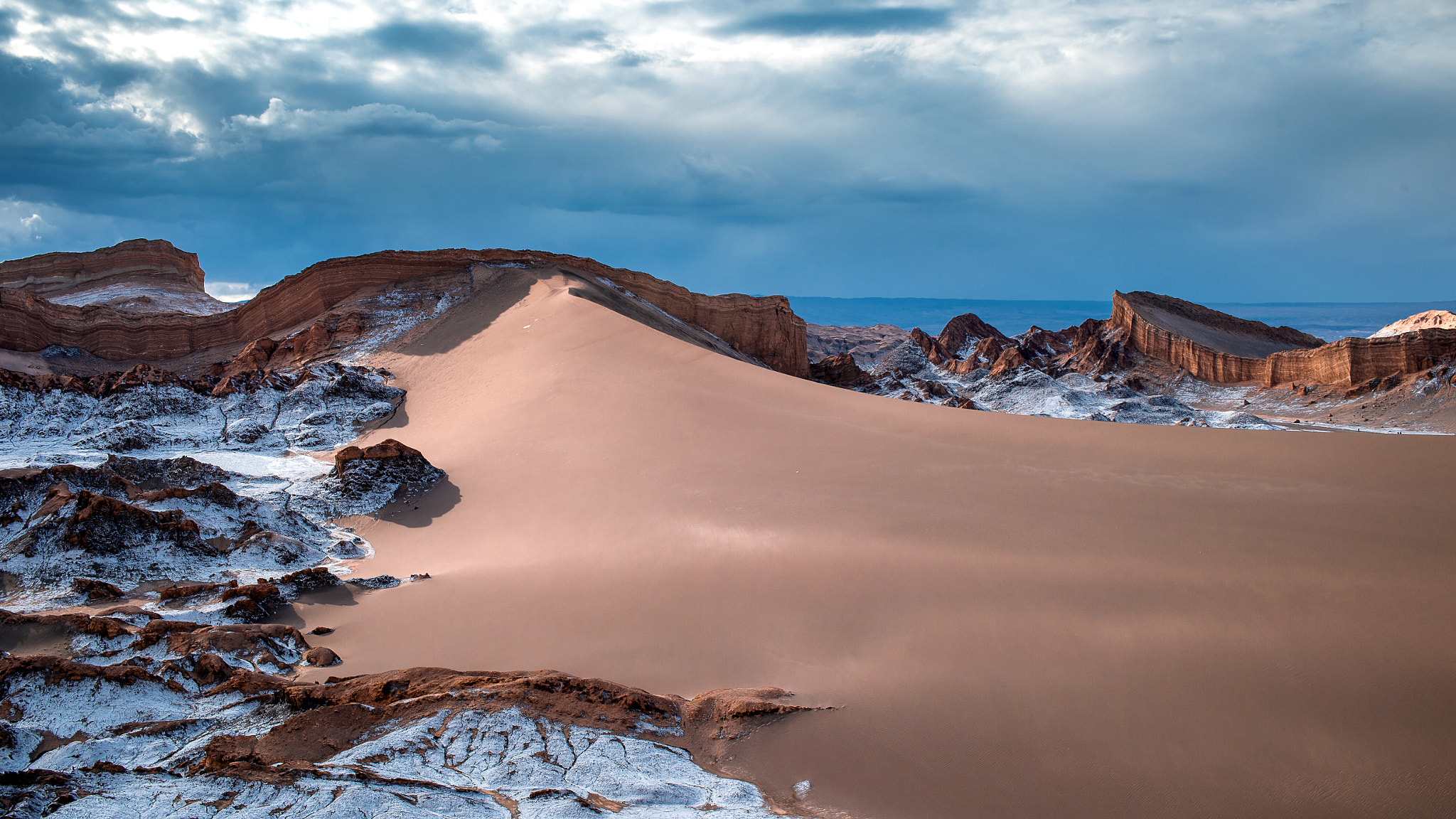 Nikon D4 sample photo. Cloudy desert photography