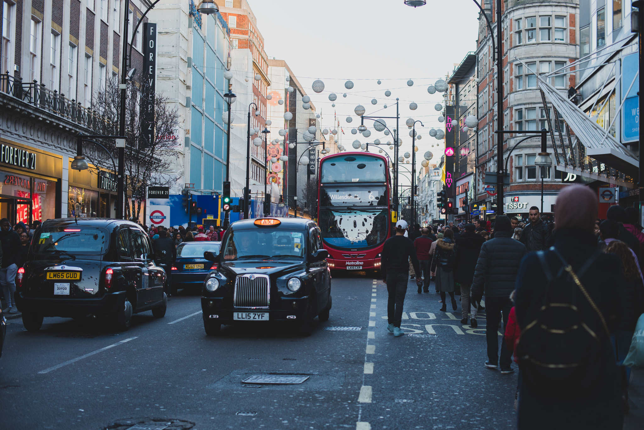 Pentax K-1 sample photo. Oxford st, london photography