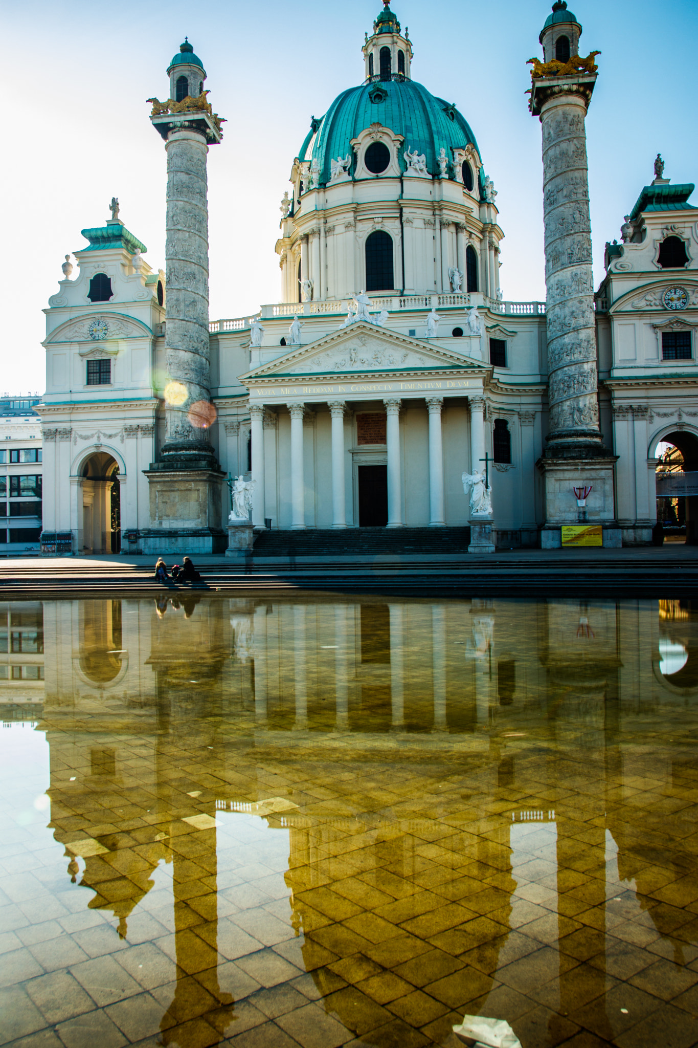 Canon EF-S 17-55mm F2.8 IS USM sample photo. Karlskirche vienna photography