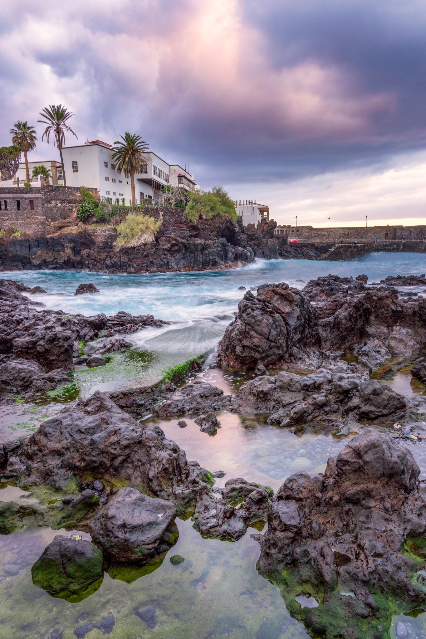 Sony a7 II sample photo. Cloudy morning in puerto de la cruz, teneriffa photography