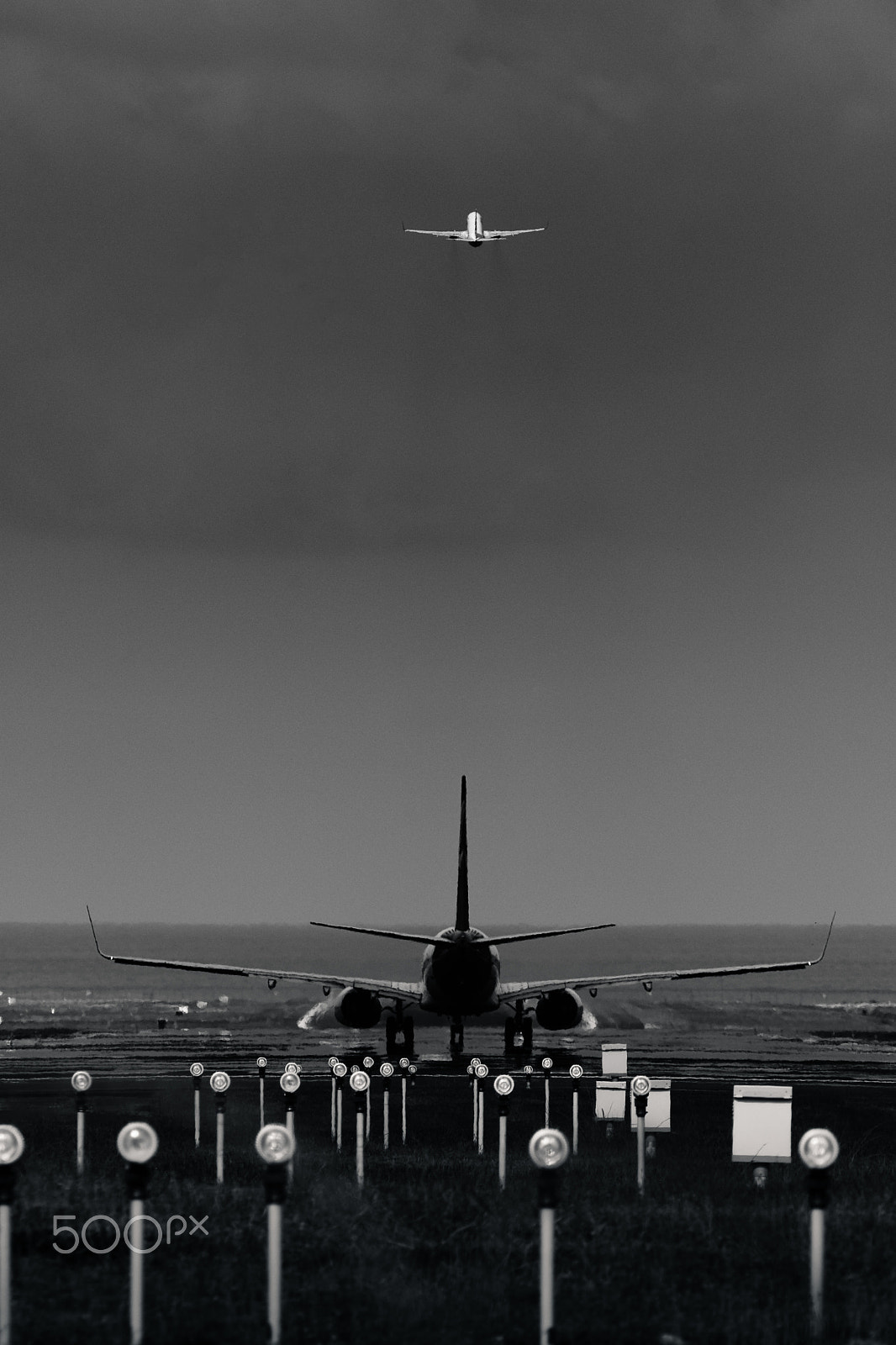 Nikon D500 sample photo. Plane wait for take off number two photography
