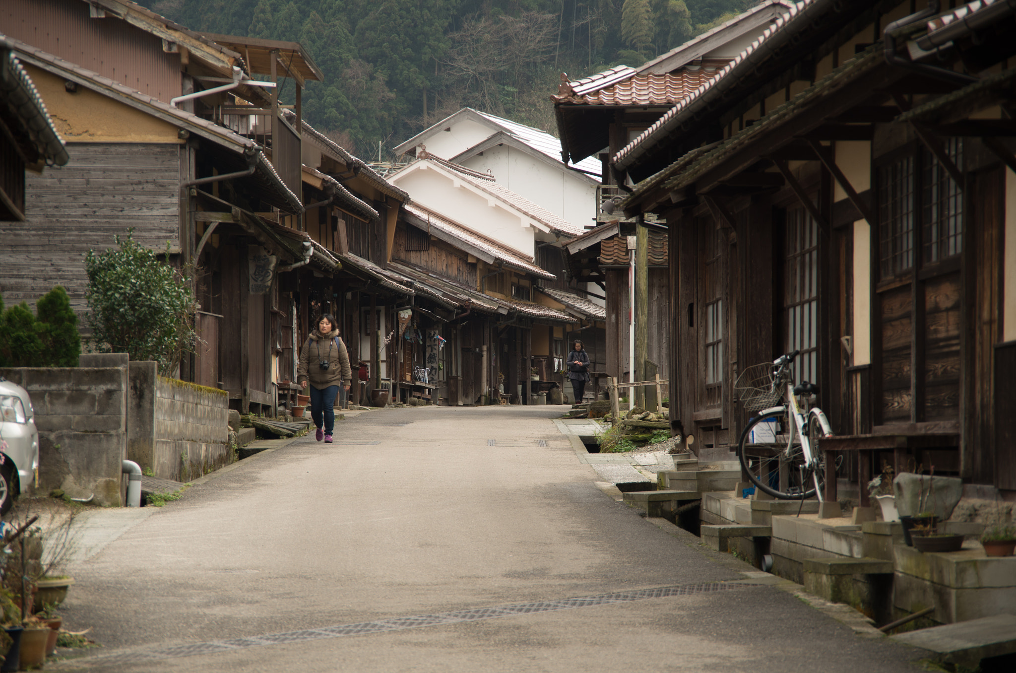Pentax K-50 sample photo. A street in an old town photography