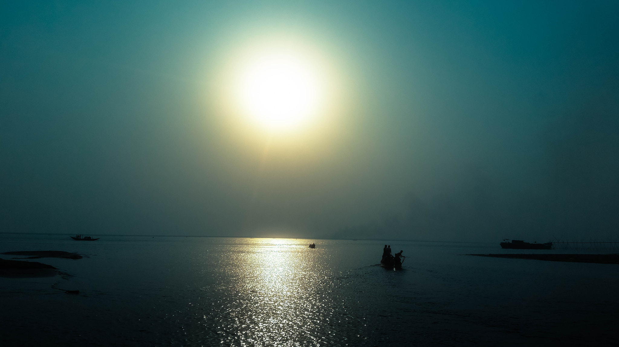 Samsung Galaxy S5 Active sample photo. Sunset in padma river photography