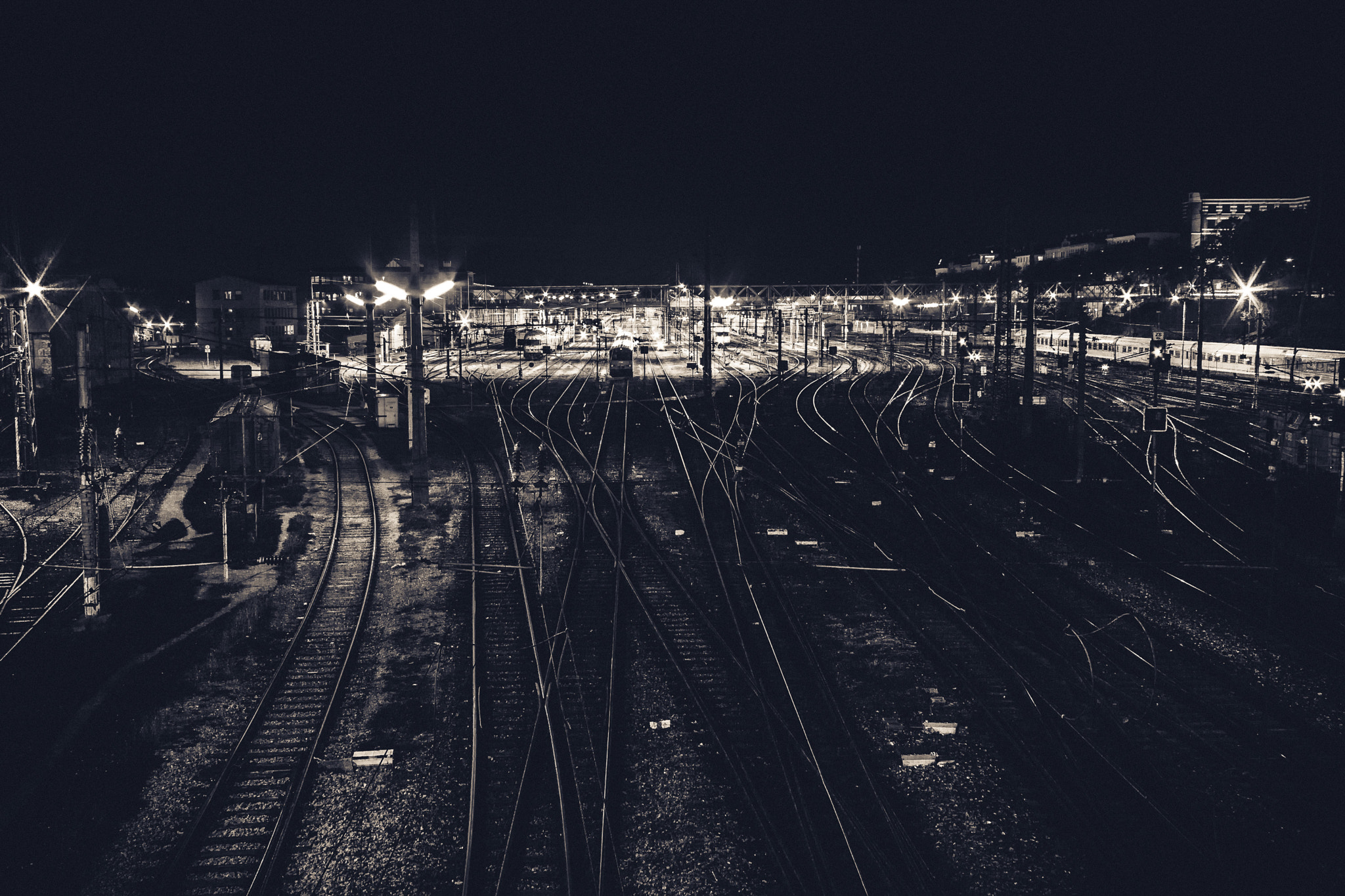 Canon EF-S 18-55mm F3.5-5.6 II sample photo. Dark tracks photography