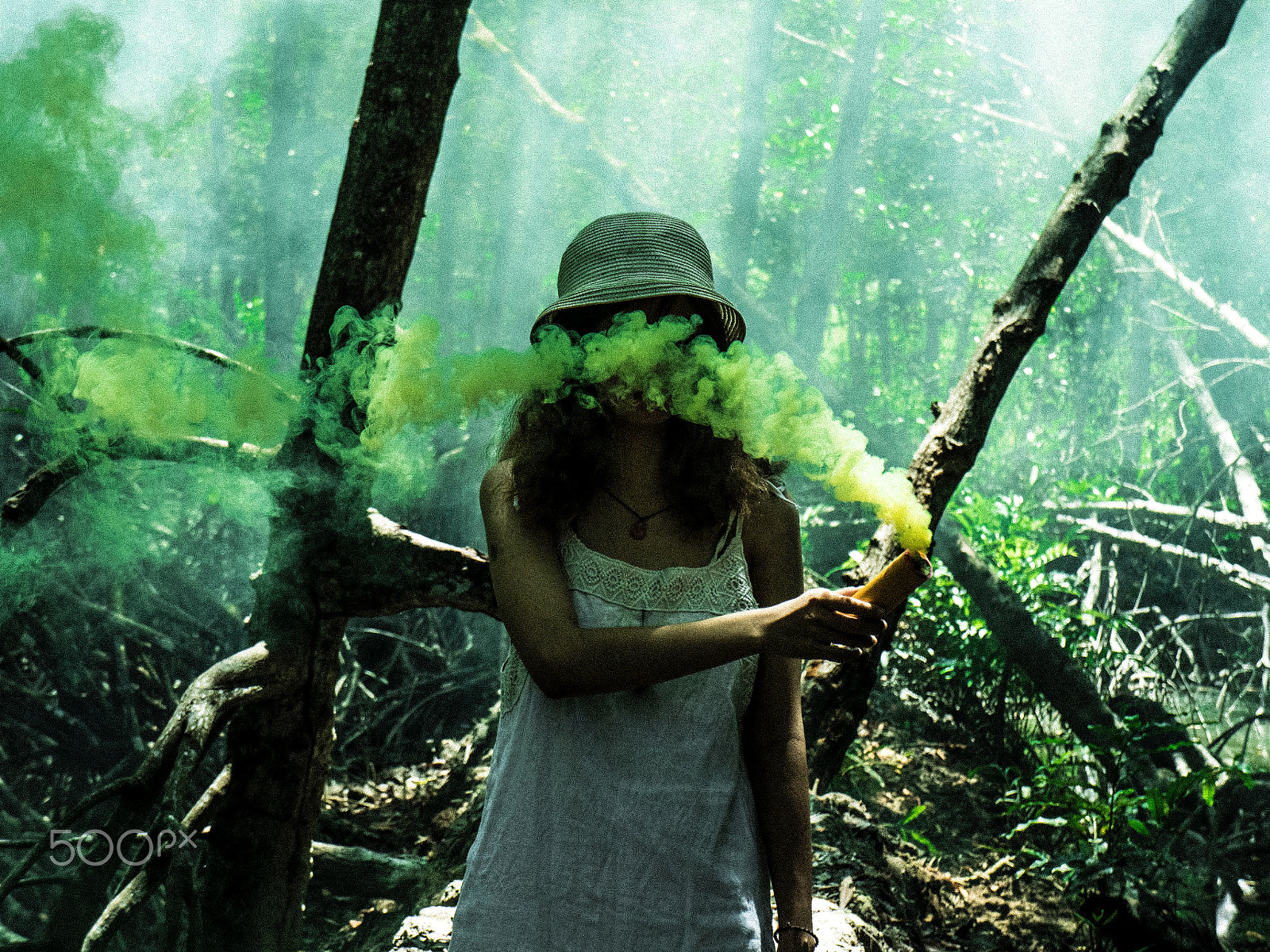 Sony a6000 sample photo. Girl in woods photography