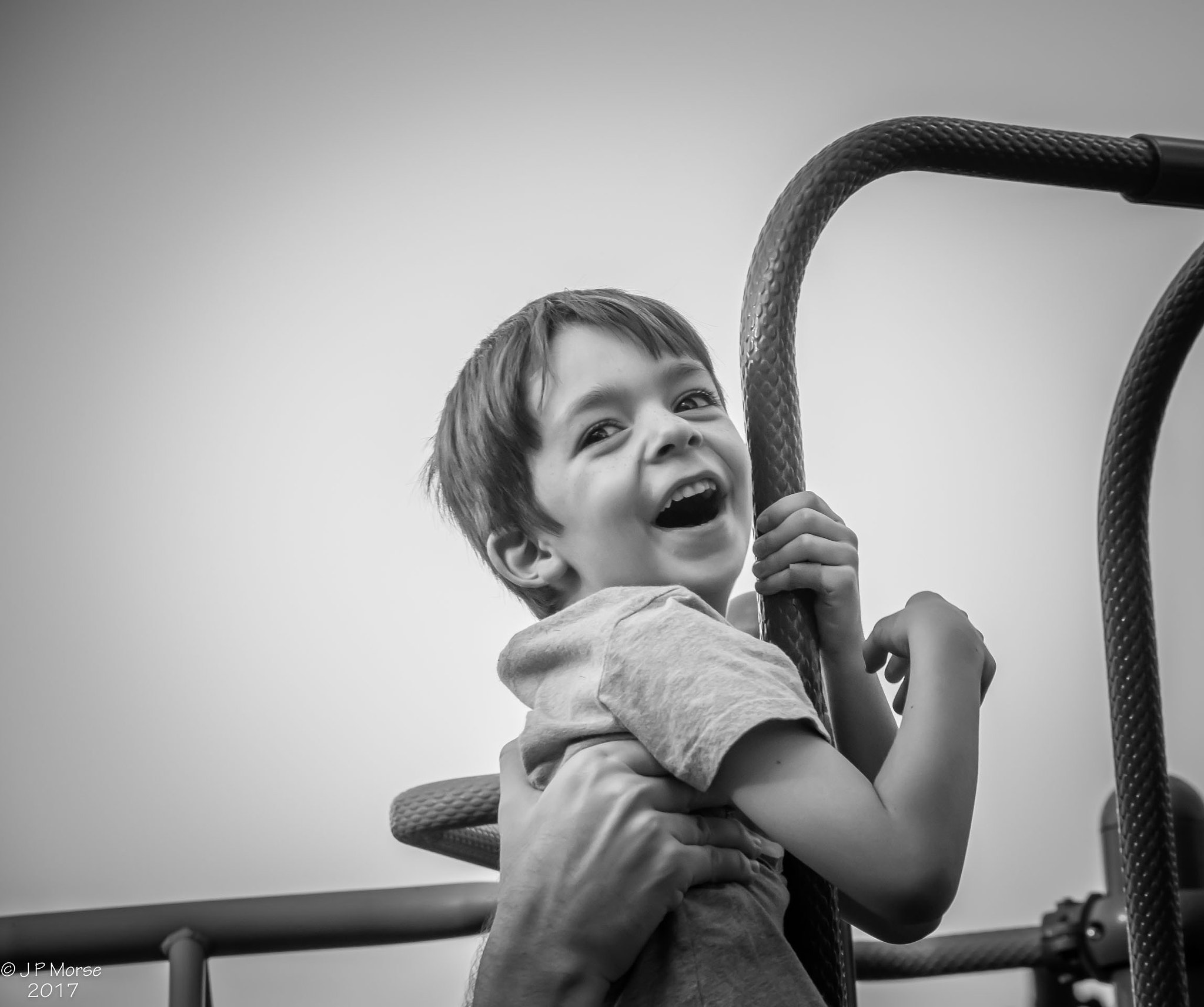 Nikon D500 sample photo. Vince on the monkey bars photography