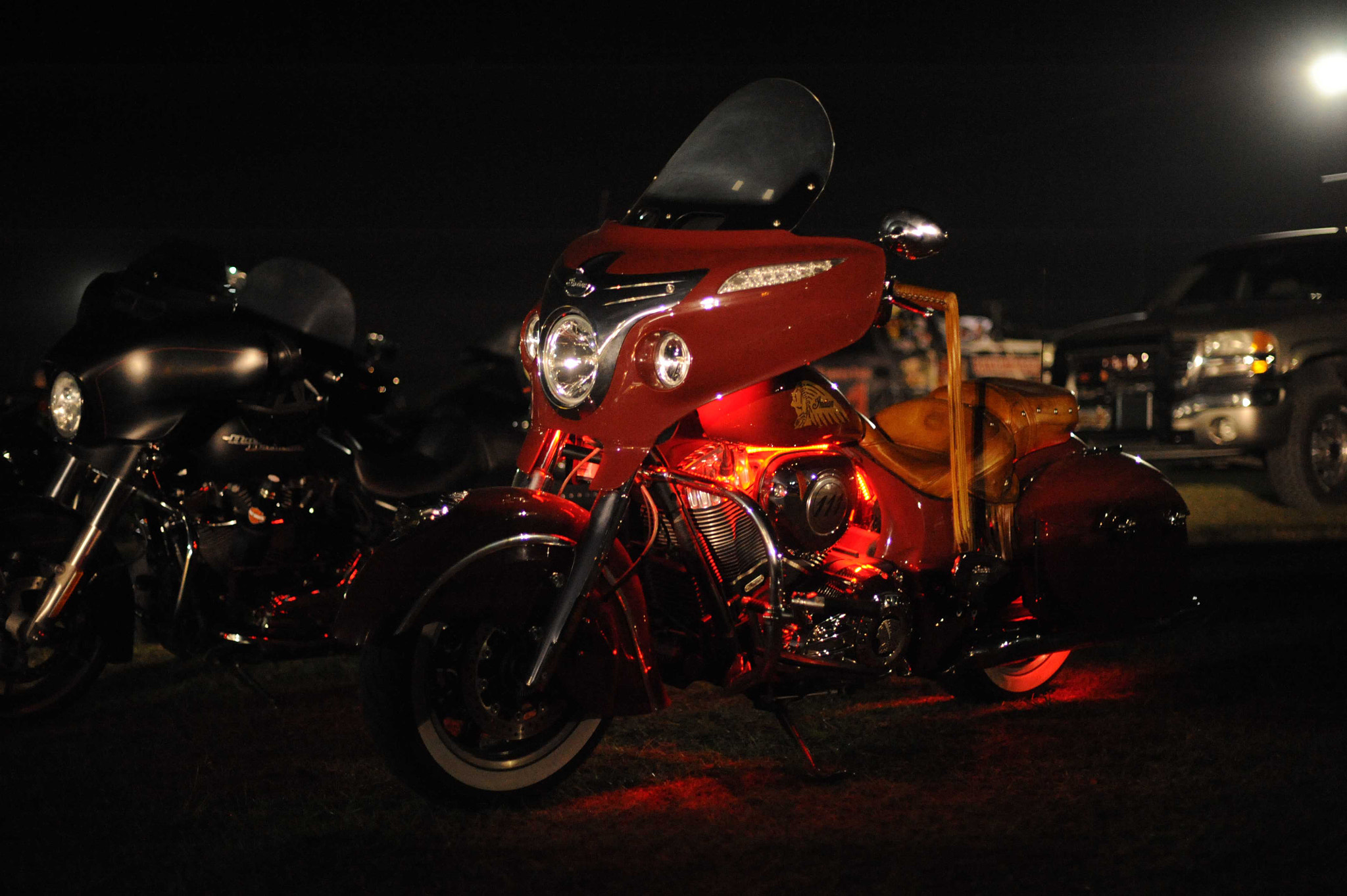 Nikon D700 + Nikon AF-S Nikkor 50mm F1.4G sample photo. Indian motorcycle #13 daytona bike week photography