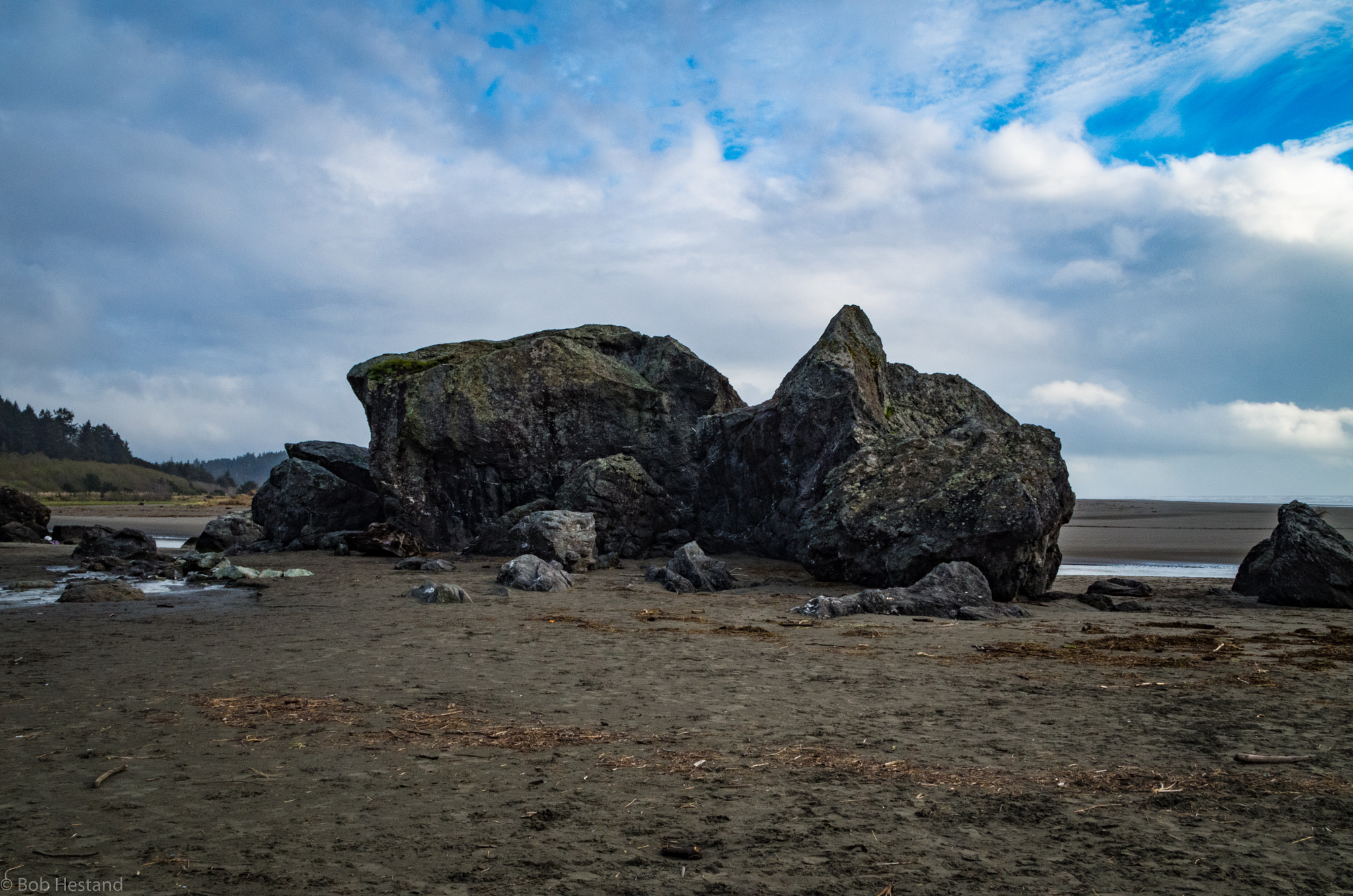 Pentax K-50 sample photo. Moonstone beach photography