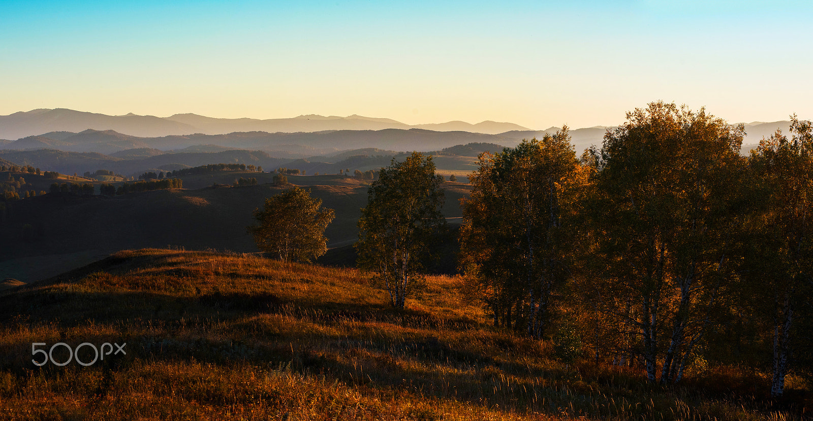 Nikon AF-Nikkor 80-200mm F2.8D ED sample photo. Beauty sunset in the mountains photography