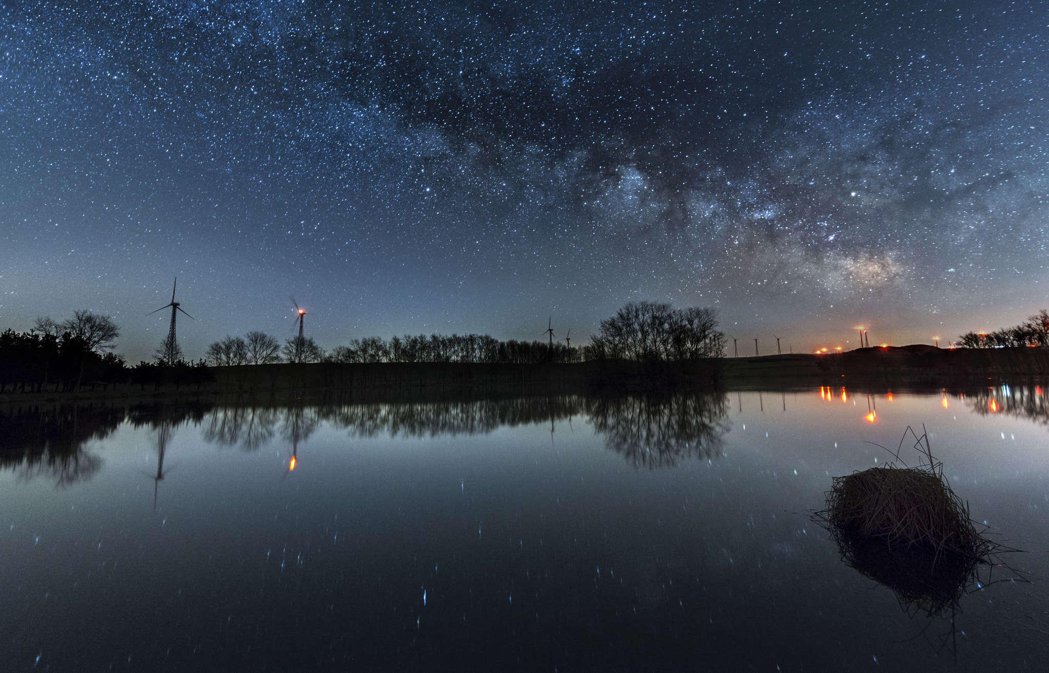 Tamron SP 15-30mm F2.8 Di VC USD sample photo. Lake at night photography