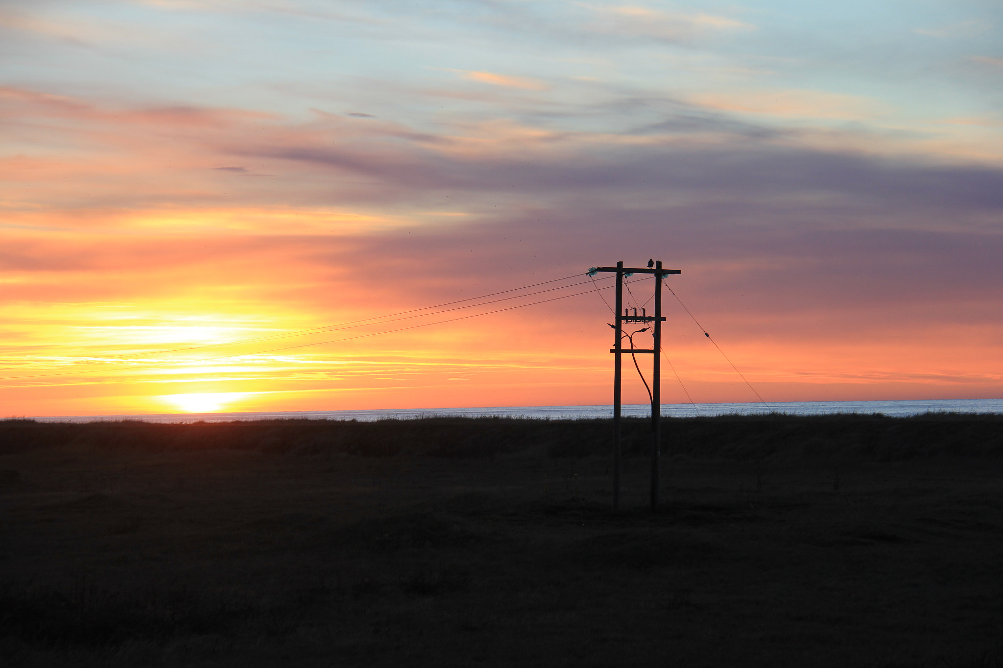 Canon EF-S 18-200mm F3.5-5.6 IS sample photo. Sunrise over mýrdalsandur photography