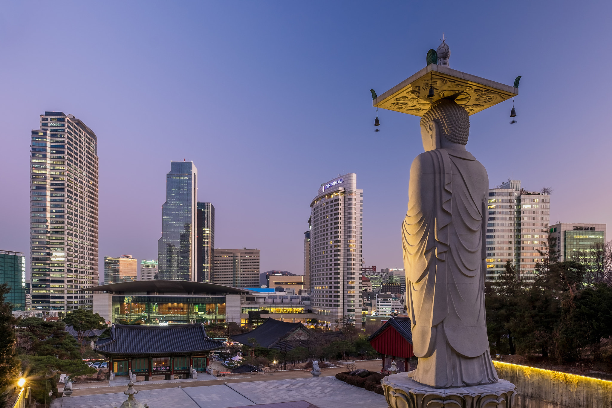 Fujifilm X-T1 sample photo. Bongeunsa temple, seoul photography