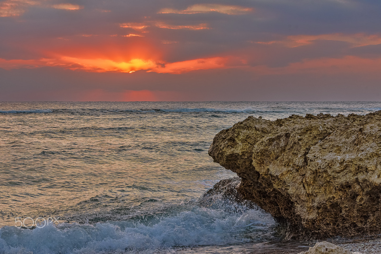 Nikon D7200 sample photo. Sunrise time at red sea hdr photography