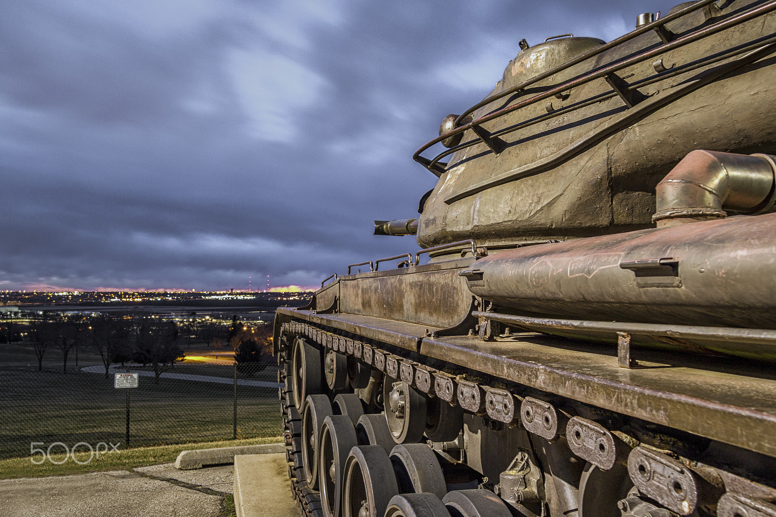 Canon EF-S 17-85mm F4-5.6 IS USM sample photo. "camp dodge tank" photography