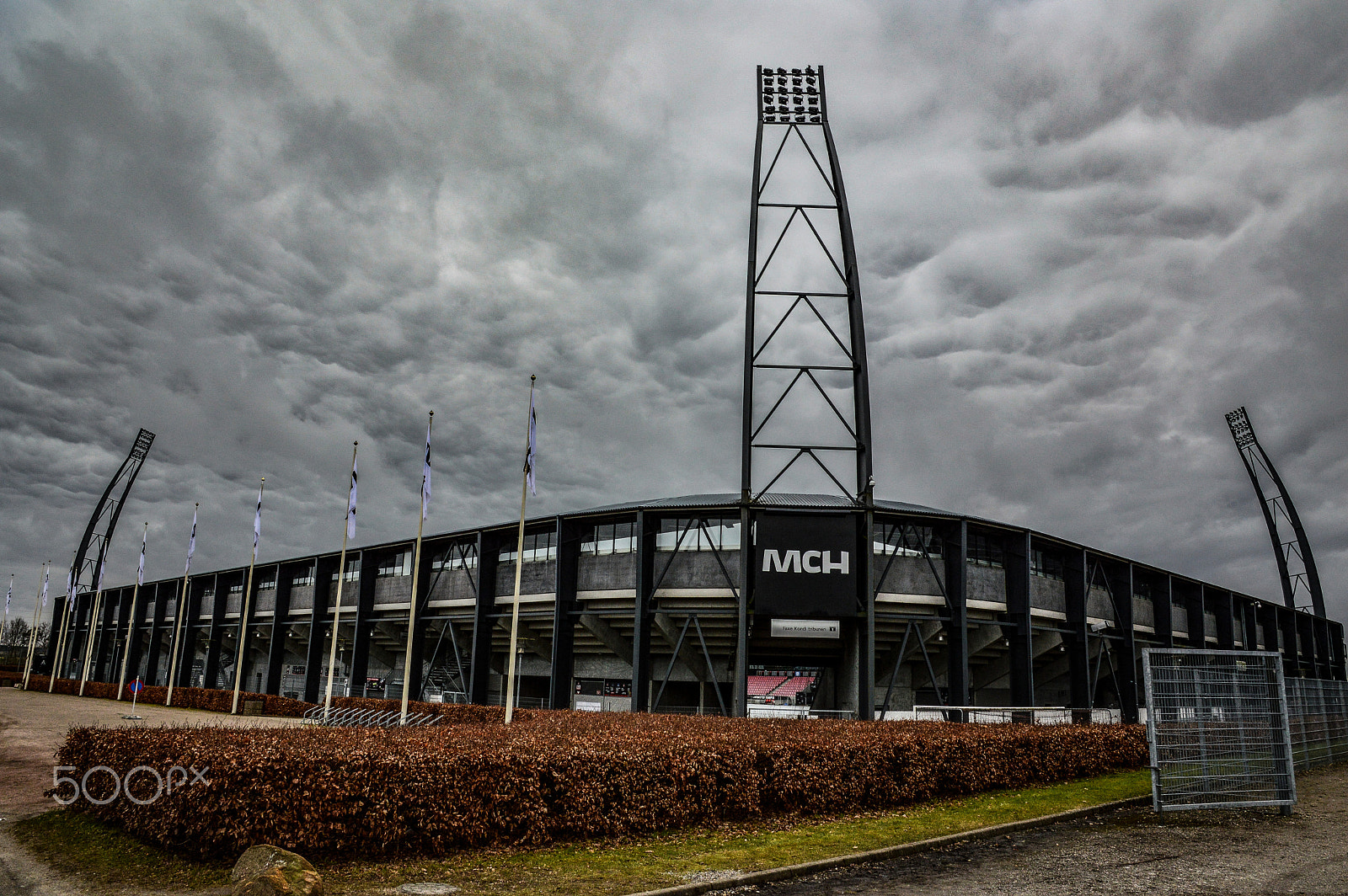 Nikon D3200 sample photo. Stadium herning photography