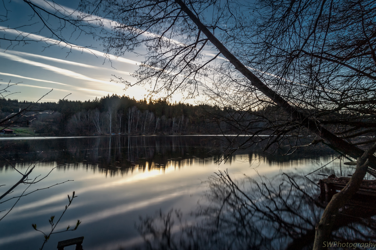 Canon EF 24-105mm F4L IS USM sample photo. Evening at the lake photography