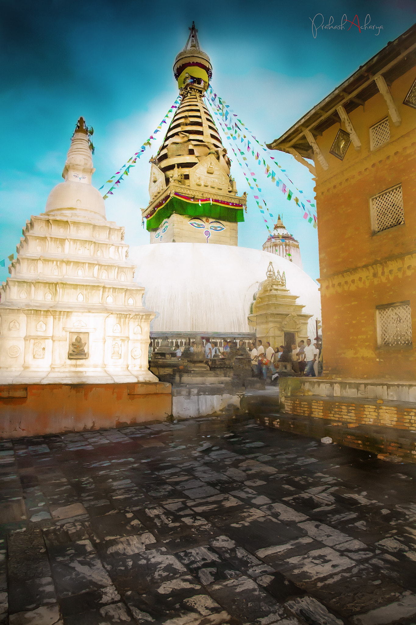 Canon EOS 5D + Canon EF 24-105mm F4L IS USM sample photo. Swayambhu nath photography