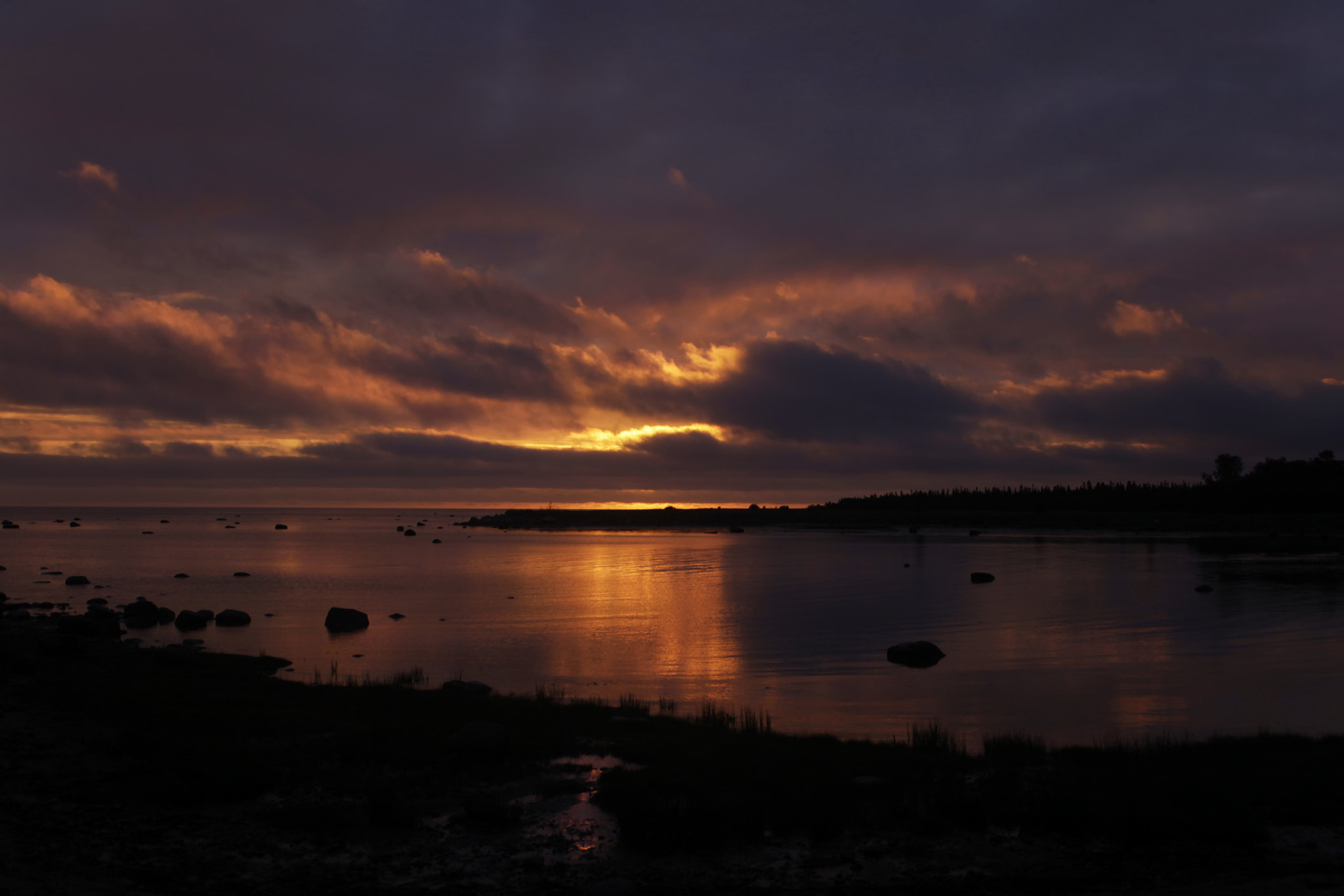 Canon EF 28-70mm f/3.5-4.5 sample photo. Before night storm photography