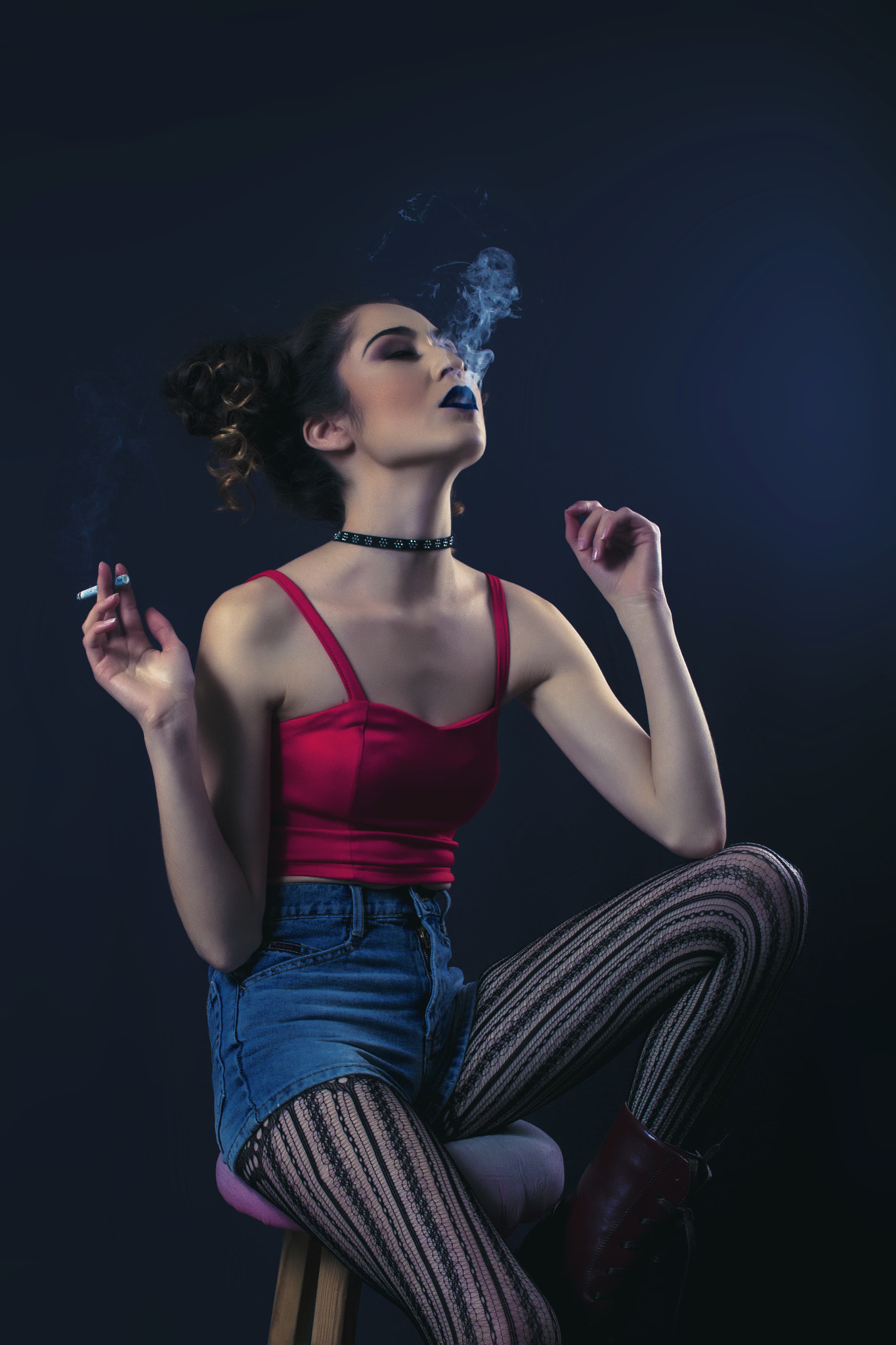 Canon EF 35-80mm f/4-5.6 sample photo. Smoke photography