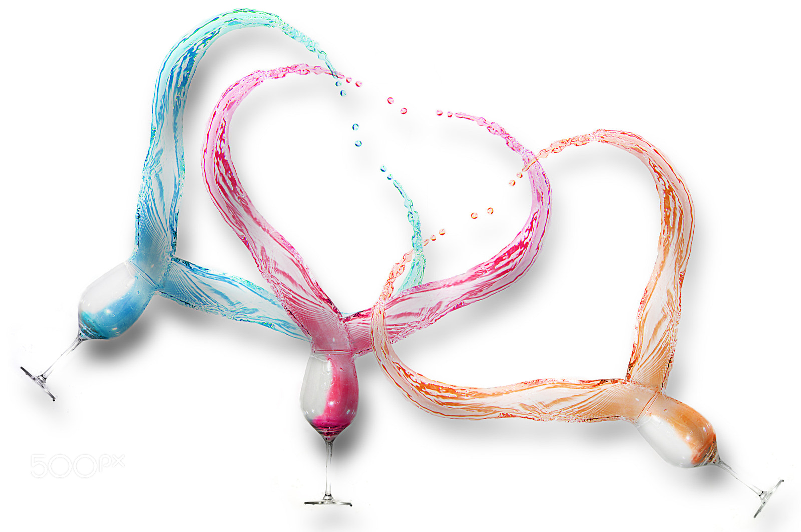 Nikon D3200 sample photo. Splash and hearts photography