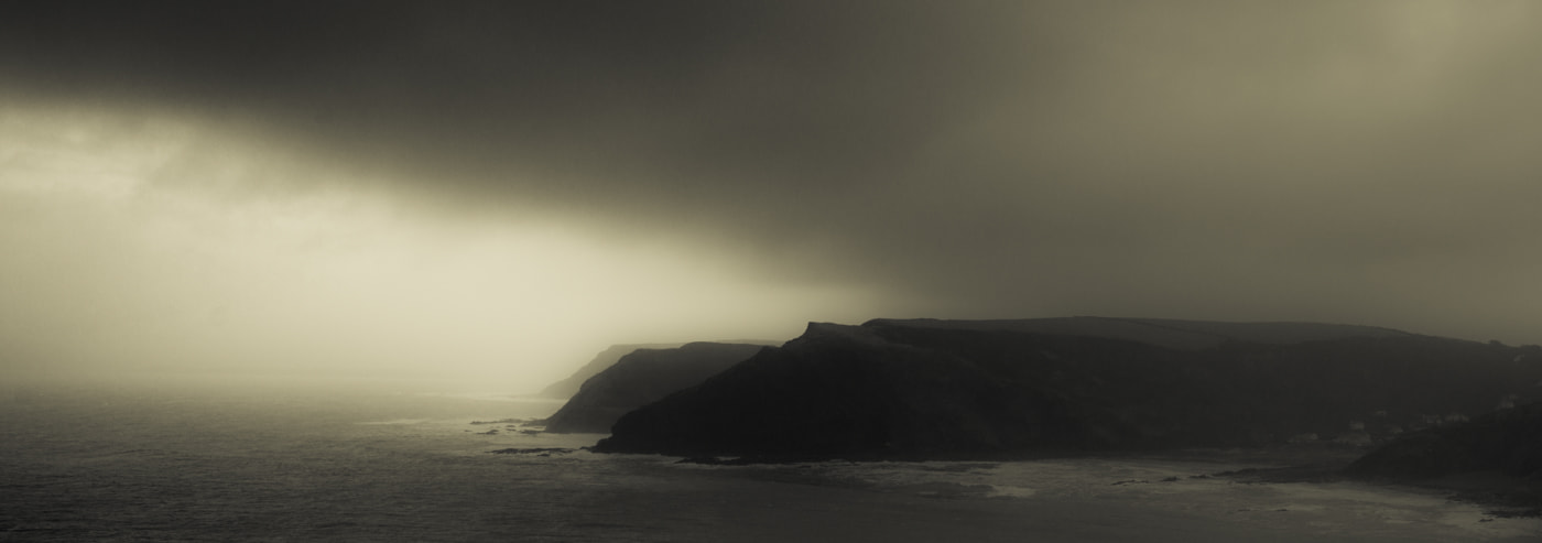 Canon EOS 70D sample photo. Throwback to an atmospheric view of the cornish seascape  photography