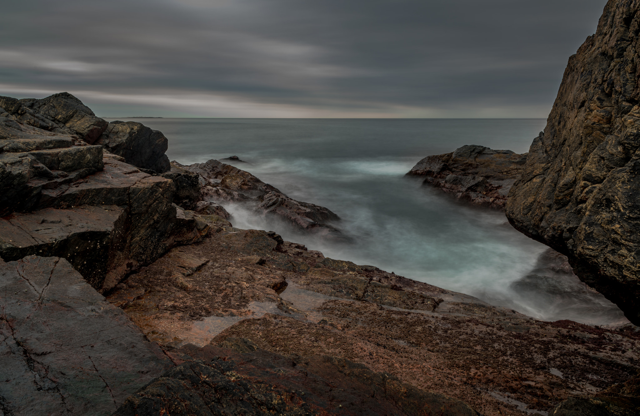 Sony a7R II sample photo. Water and rocks photography