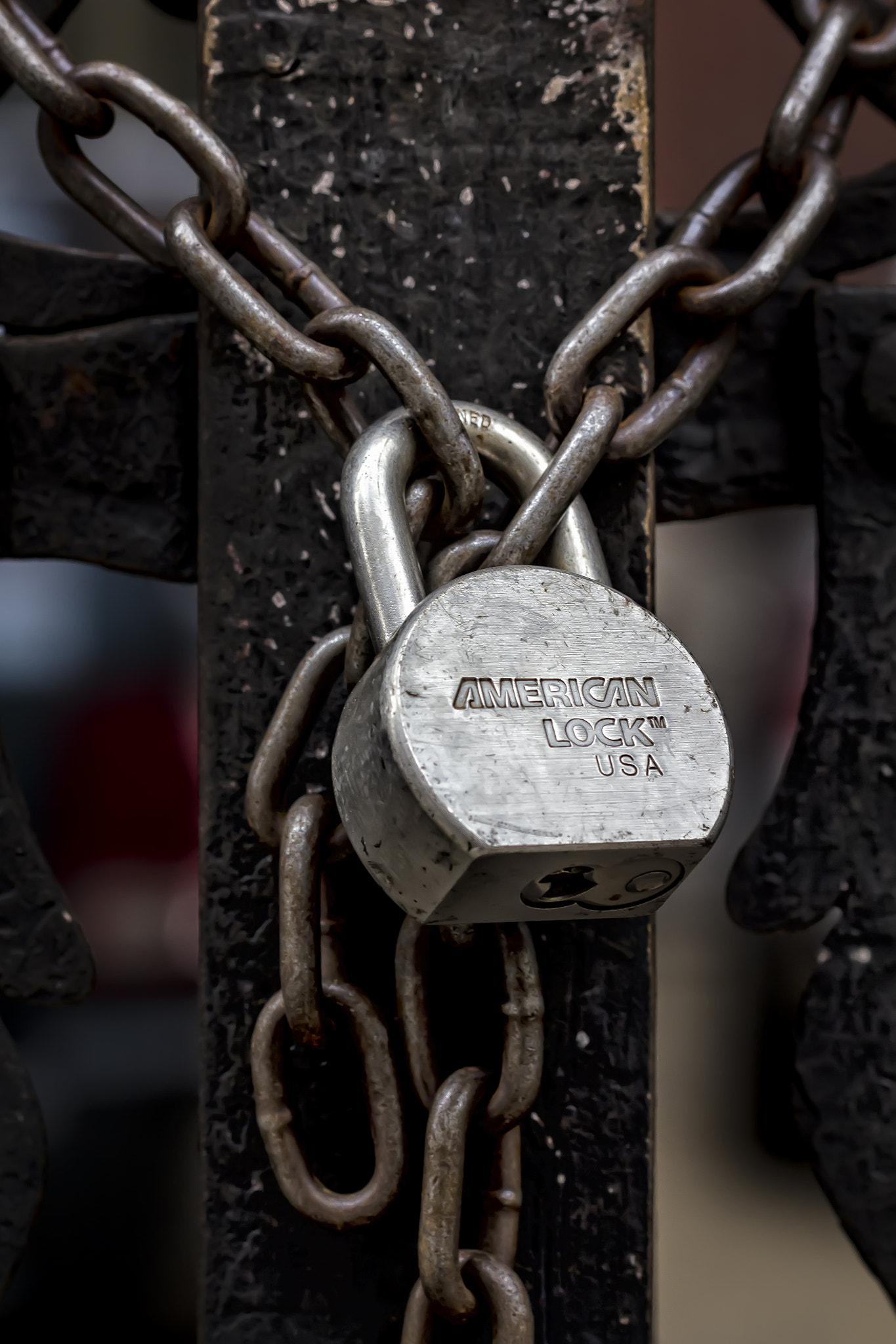 Canon EOS 60D + Canon EF 100mm F2.8 Macro USM sample photo. Padlock and chains photography
