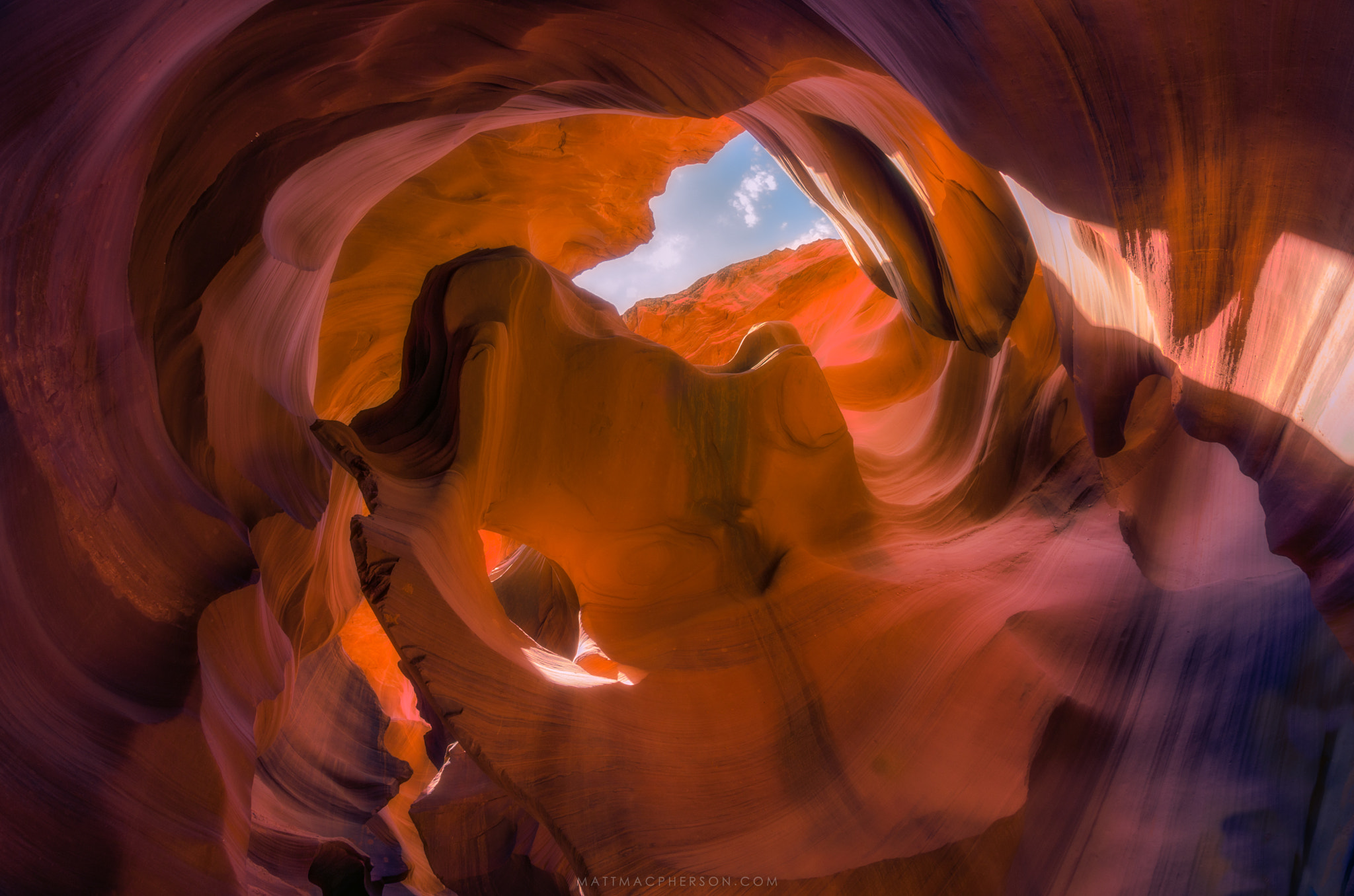 Samyang 8mm F3.5 Aspherical IF MC Fisheye sample photo. Antelope canyon, arizona. photography