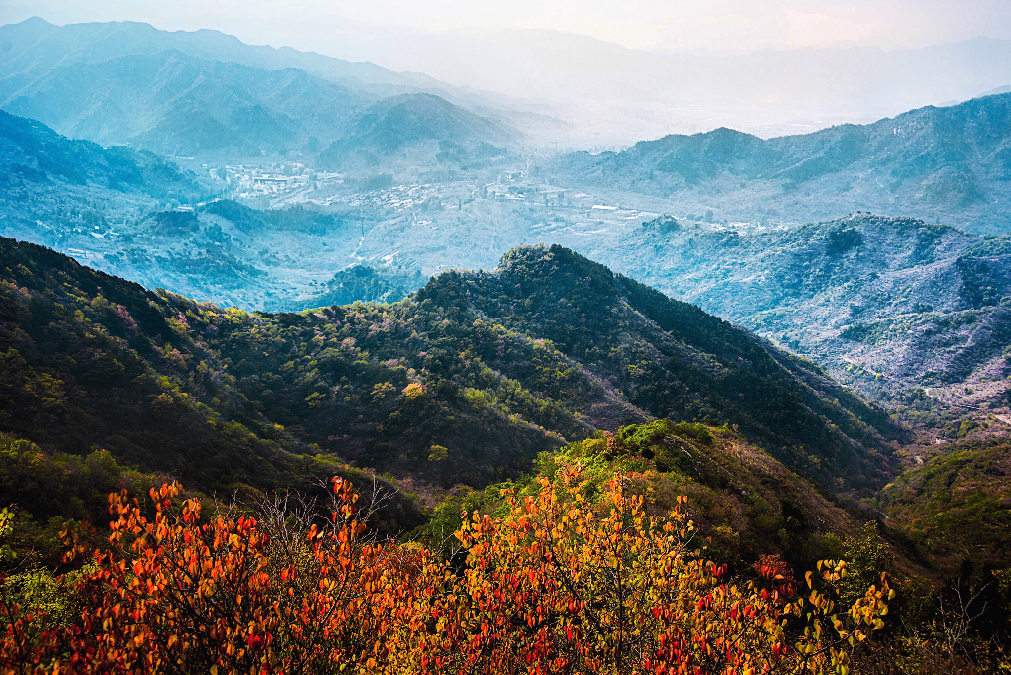 Nikon D800E sample photo. Mountains near beijing photography