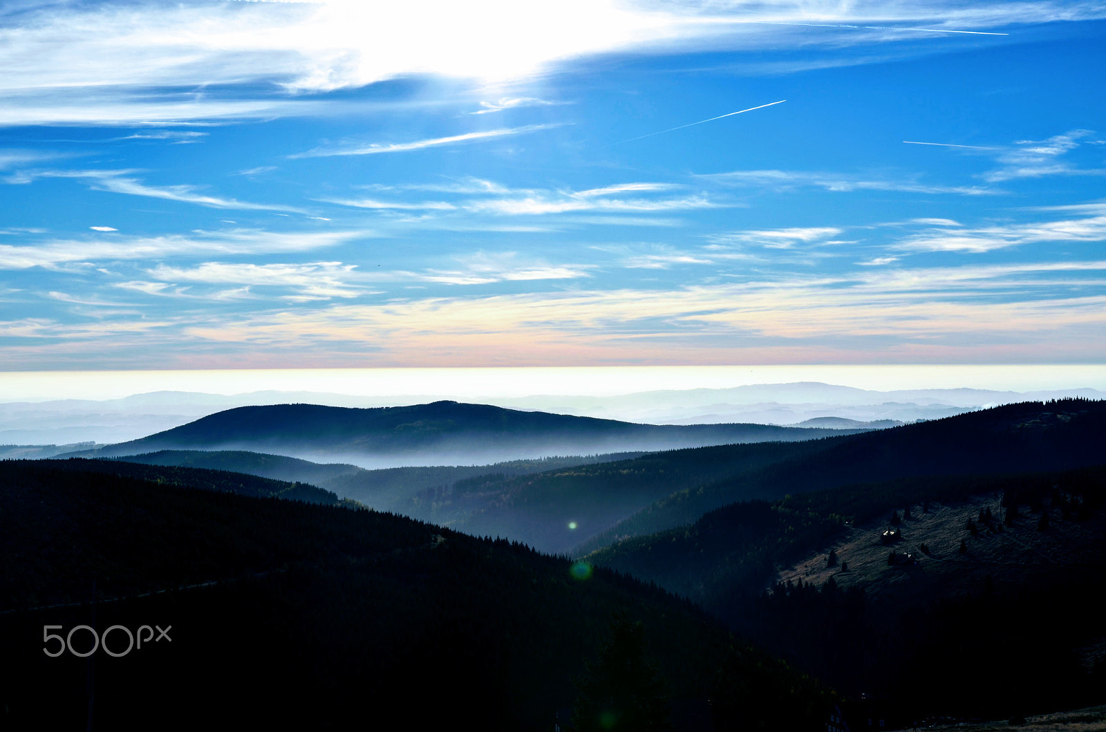 Nikon D7000 sample photo. Fog in the valley photography